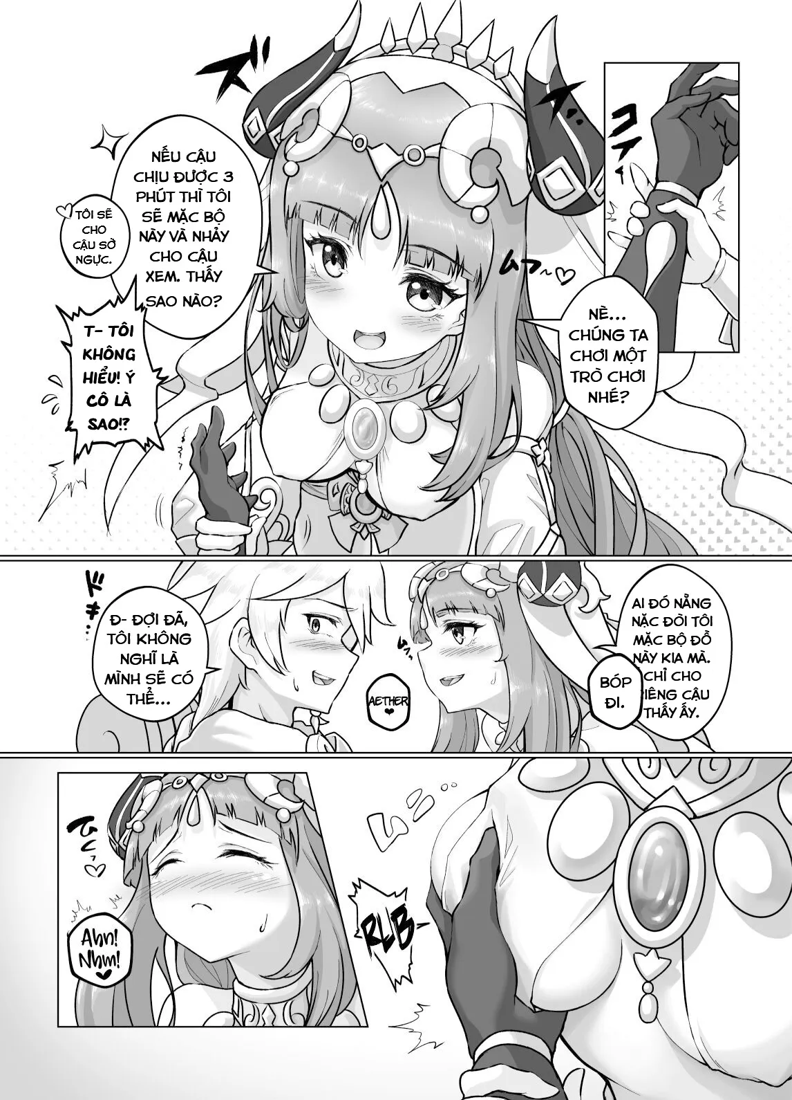 HentaiVN.net - Ảnh 10 - Nilou 'sum suê' (Genshin Impact) [Nilou Bloom] - Chap 1