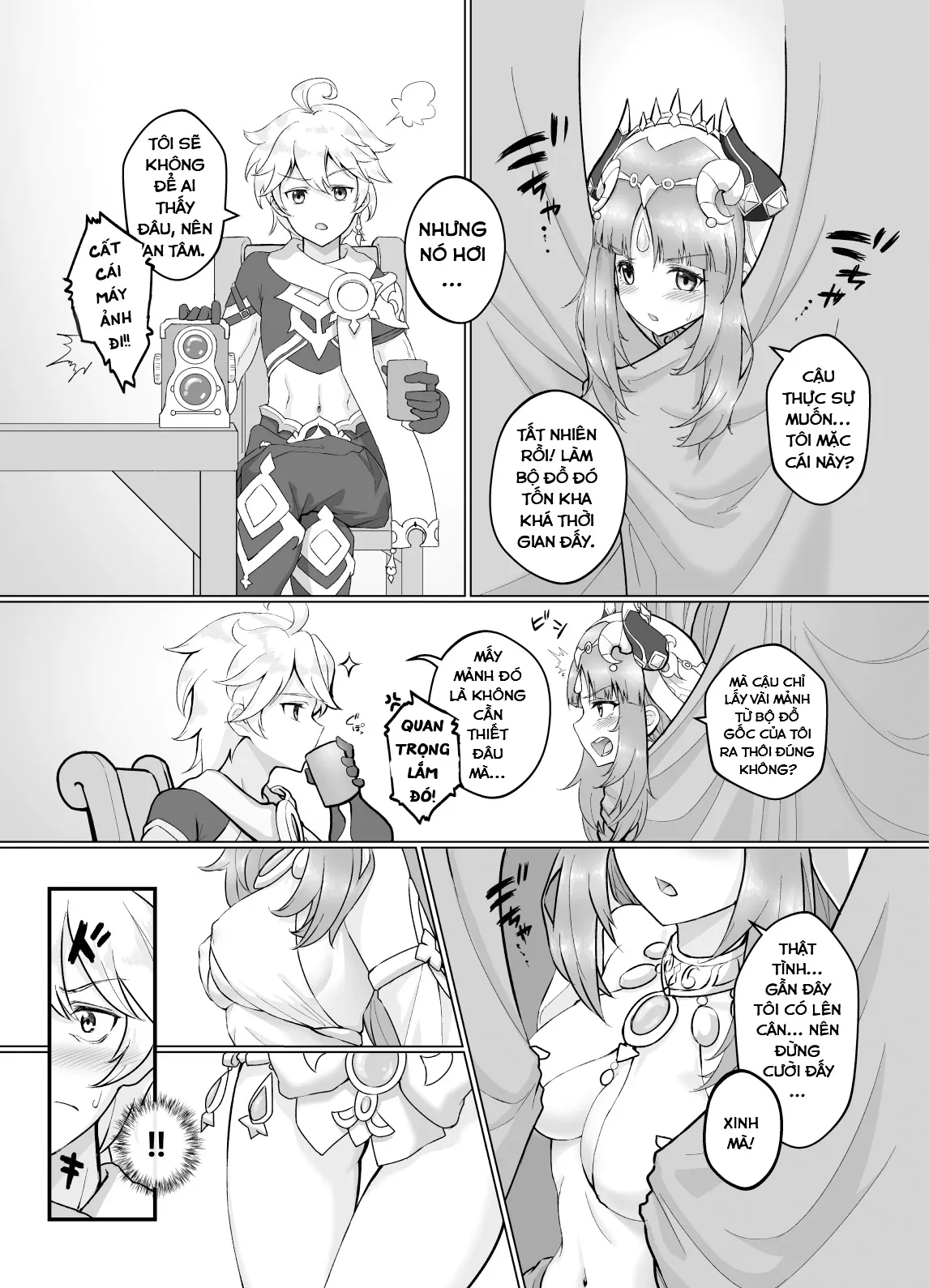 HentaiVN.net - Ảnh 8 - Nilou 'sum suê' (Genshin Impact) [Nilou Bloom] - Chap 1