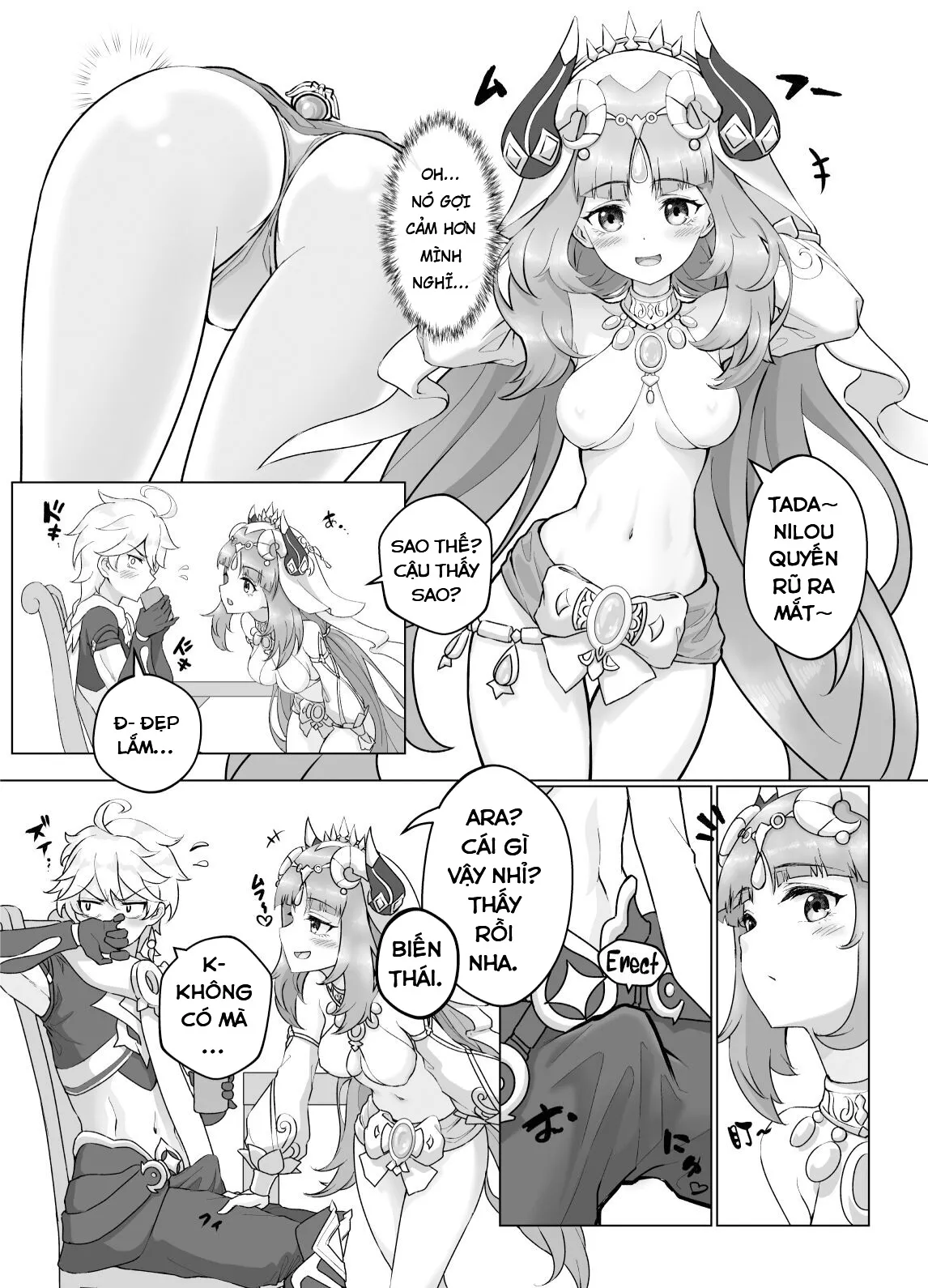 HentaiVN.net - Ảnh 9 - Nilou 'sum suê' (Genshin Impact) [Nilou Bloom] - Chap 1