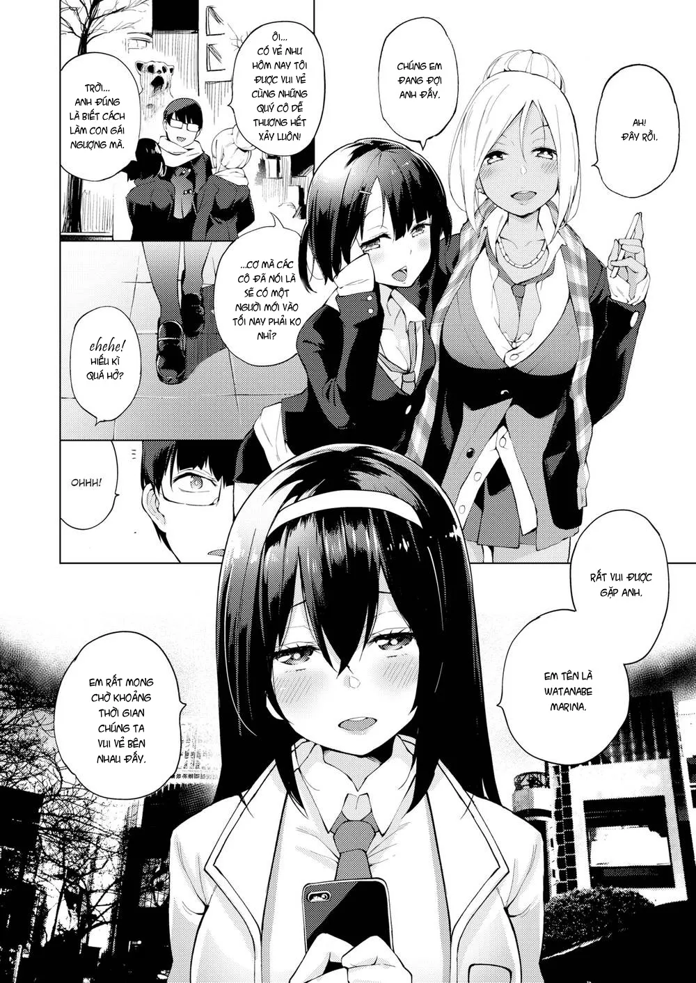 HentaiVN.net - Ảnh 3 - Karigogo ~ Lust Girl [App tìm bạn chịch] - Chap 1