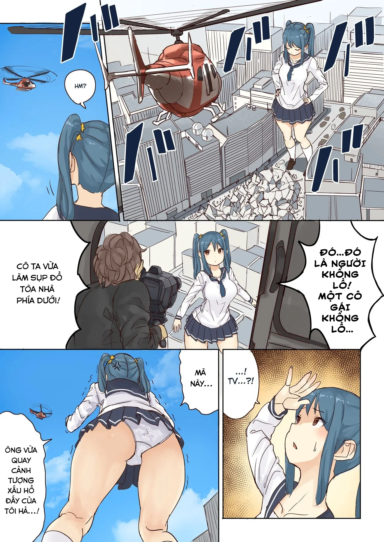 HentaiVN.net - Ảnh 19 - Đã đến lúc Fondue-chan chơi đùa cùng mọi người! [Zankoku Kyodai Musume Fondue-chan no Ecchi na Gyakusatsu] - Chap 1