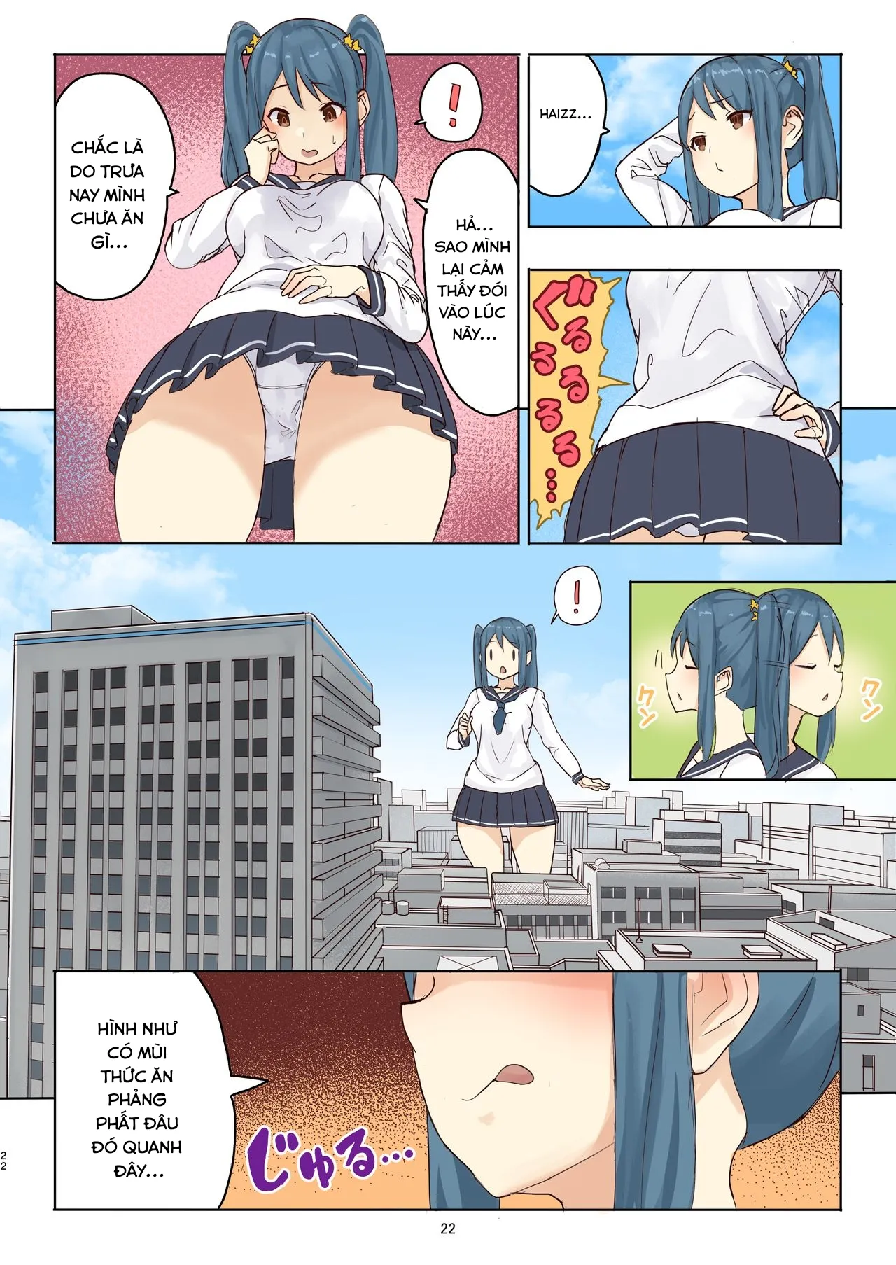 HentaiVN.net - Ảnh 22 - Đã đến lúc Fondue-chan chơi đùa cùng mọi người! [Zankoku Kyodai Musume Fondue-chan no Ecchi na Gyakusatsu] - Chap 1