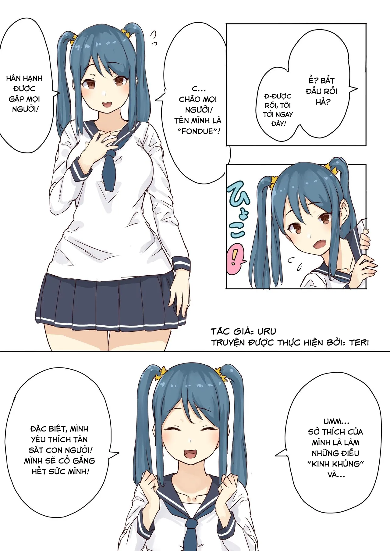HentaiVN.net - Ảnh 3 - Đã đến lúc Fondue-chan chơi đùa cùng mọi người! [Zankoku Kyodai Musume Fondue-chan no Ecchi na Gyakusatsu] - Chap 1