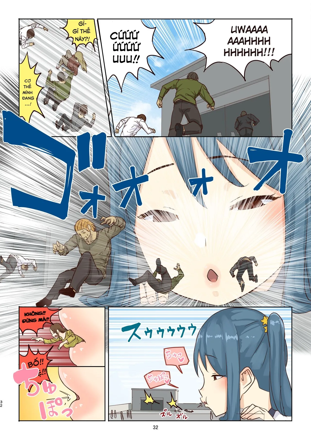 HentaiVN.net - Ảnh 32 - Đã đến lúc Fondue-chan chơi đùa cùng mọi người! [Zankoku Kyodai Musume Fondue-chan no Ecchi na Gyakusatsu] - Chap 1