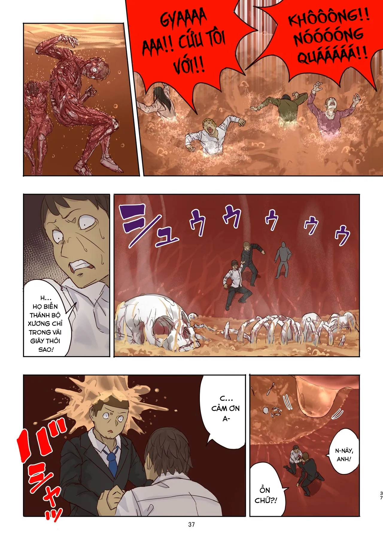 HentaiVN.net - Ảnh 37 - Đã đến lúc Fondue-chan chơi đùa cùng mọi người! [Zankoku Kyodai Musume Fondue-chan no Ecchi na Gyakusatsu] - Chap 1