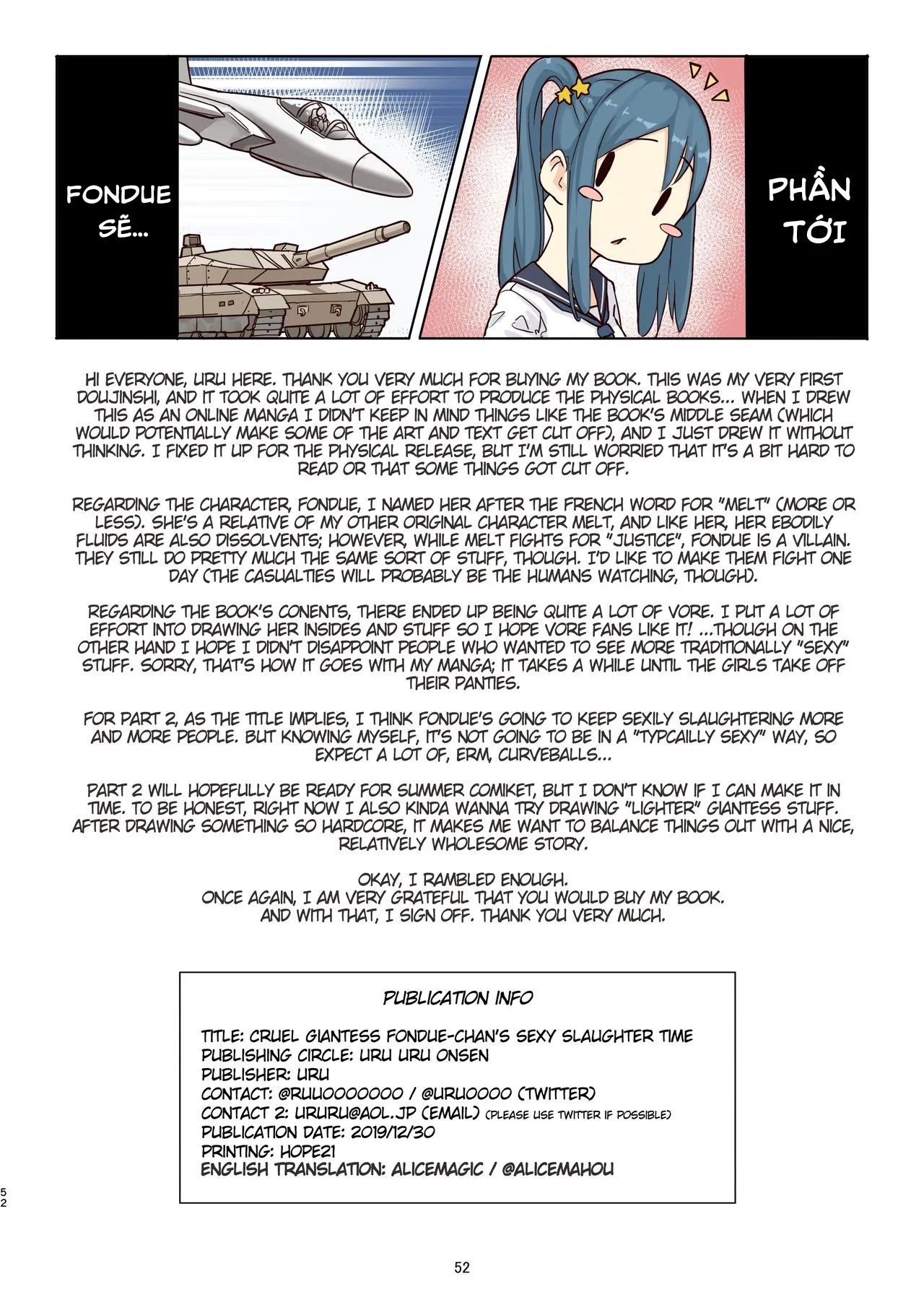 HentaiVN.net - Ảnh 52 - Đã đến lúc Fondue-chan chơi đùa cùng mọi người! [Zankoku Kyodai Musume Fondue-chan no Ecchi na Gyakusatsu] - Chap 1