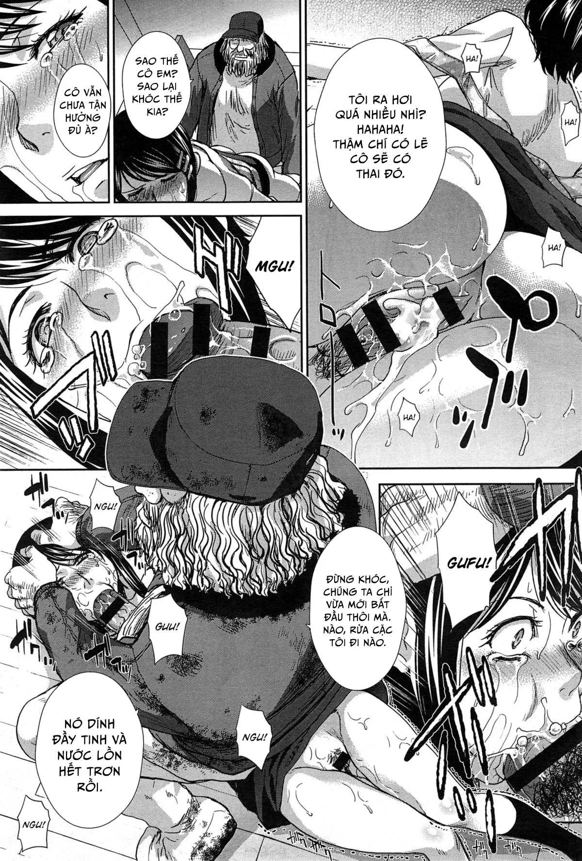 HentaiVN.net - Ảnh 13 - Okasareta Hitozuma Zenpen - Chap 1