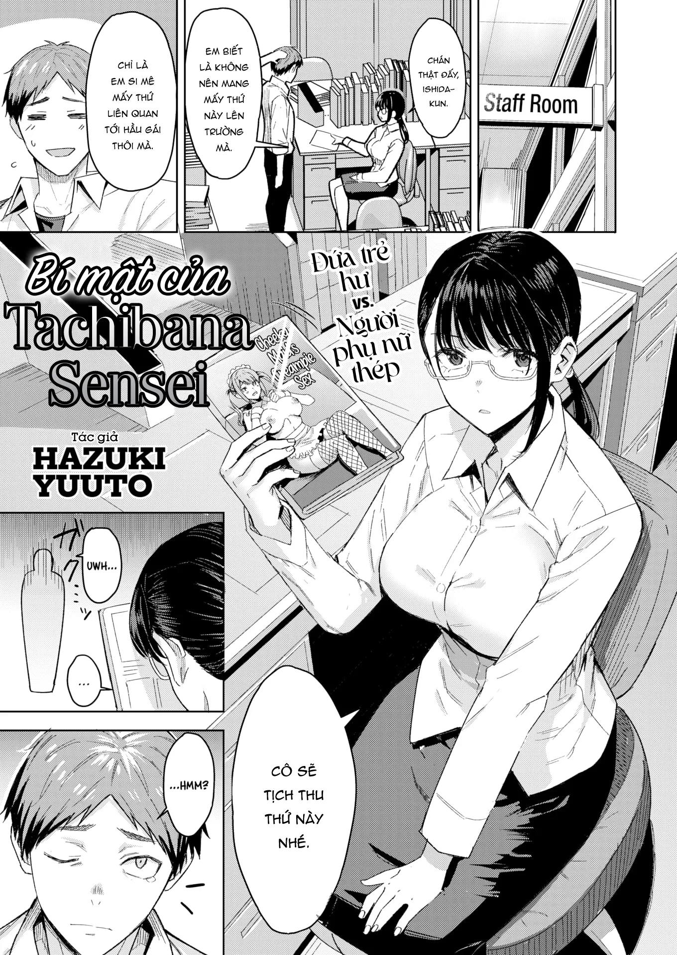 HentaiVN.net - Ảnh 3 - Bí mật của Tachibana-sensei! - Chap 1