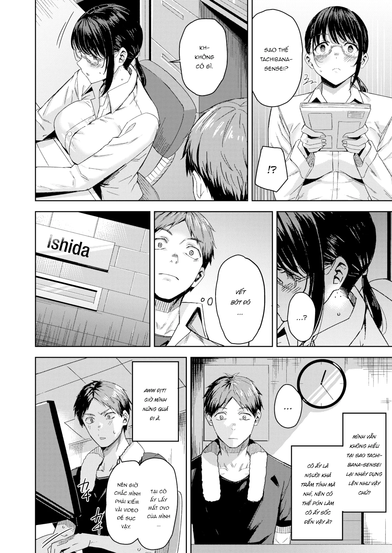 HentaiVN.net - Ảnh 4 - Bí mật của Tachibana-sensei! - Chap 1