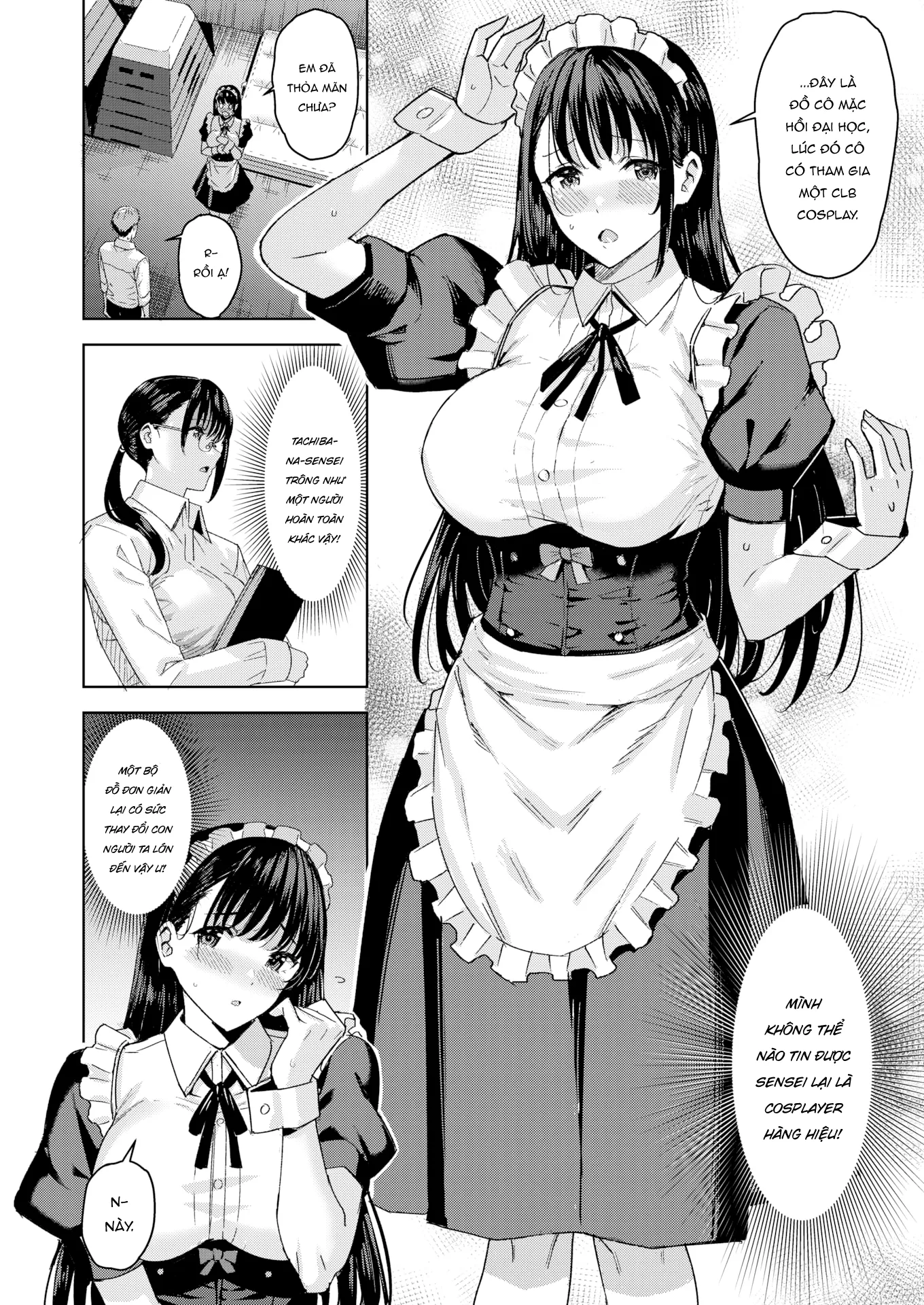 HentaiVN.net - Ảnh 8 - Bí mật của Tachibana-sensei! - Chap 1