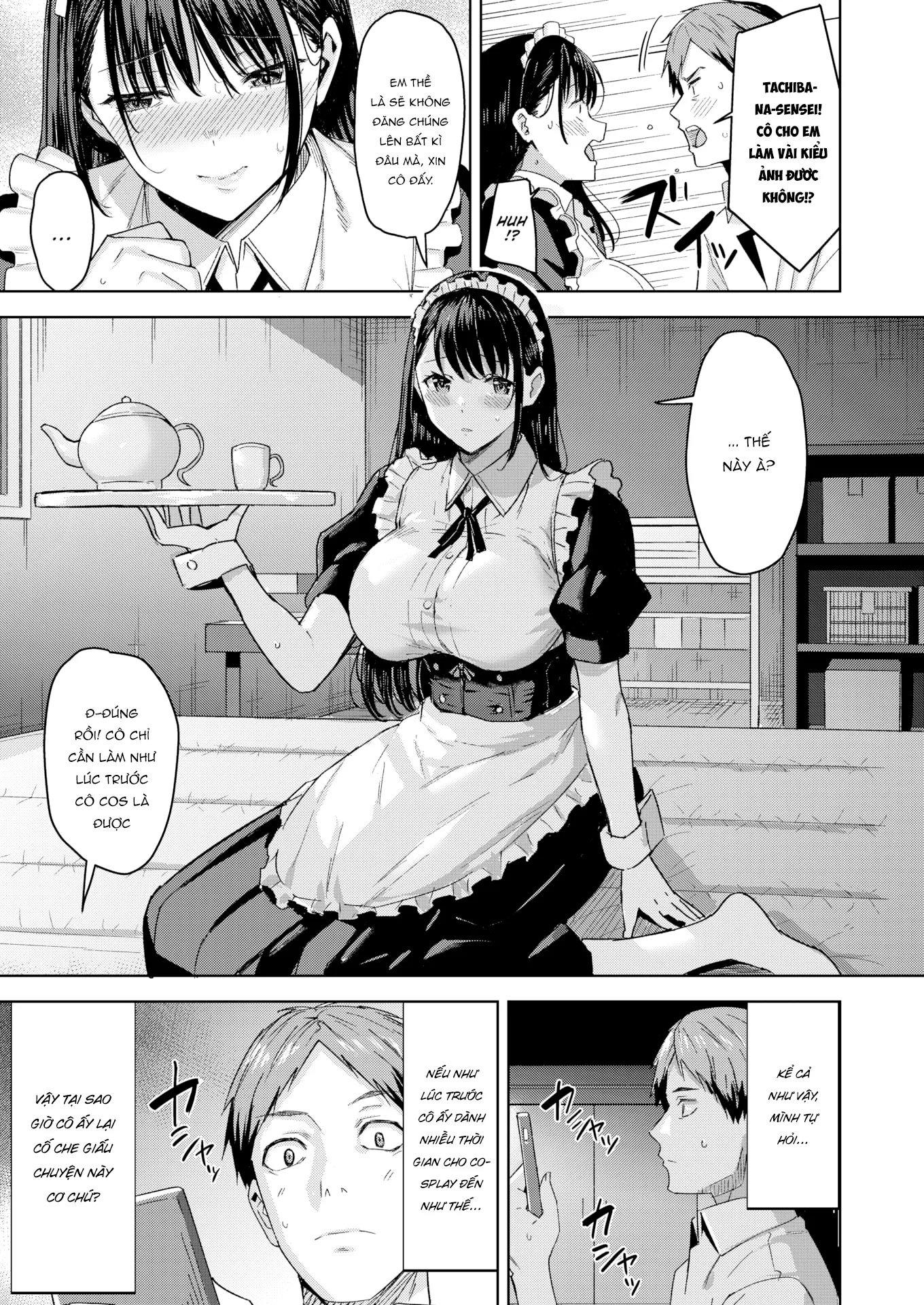 HentaiVN.net - Ảnh 9 - Bí mật của Tachibana-sensei! - Chap 1