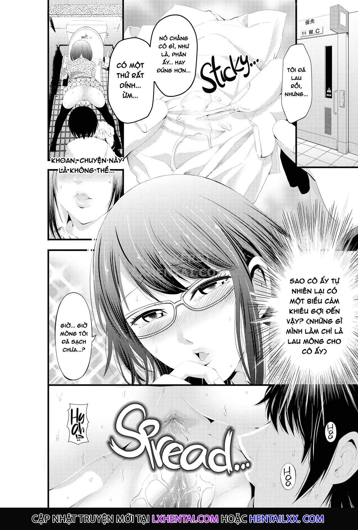 HentaiVN.net - Ảnh 12 - ManCli Manko To Cli O Ijirareru No Ga Daisuki Na Fujoshi Nano De Doujin Event No Nikubenki Ni Natte Mita [Ms. PussyClit or How I Learned to Stop Worrying about Being Caught and Became a Human Toilet at a Doujin Event] - Chap 1