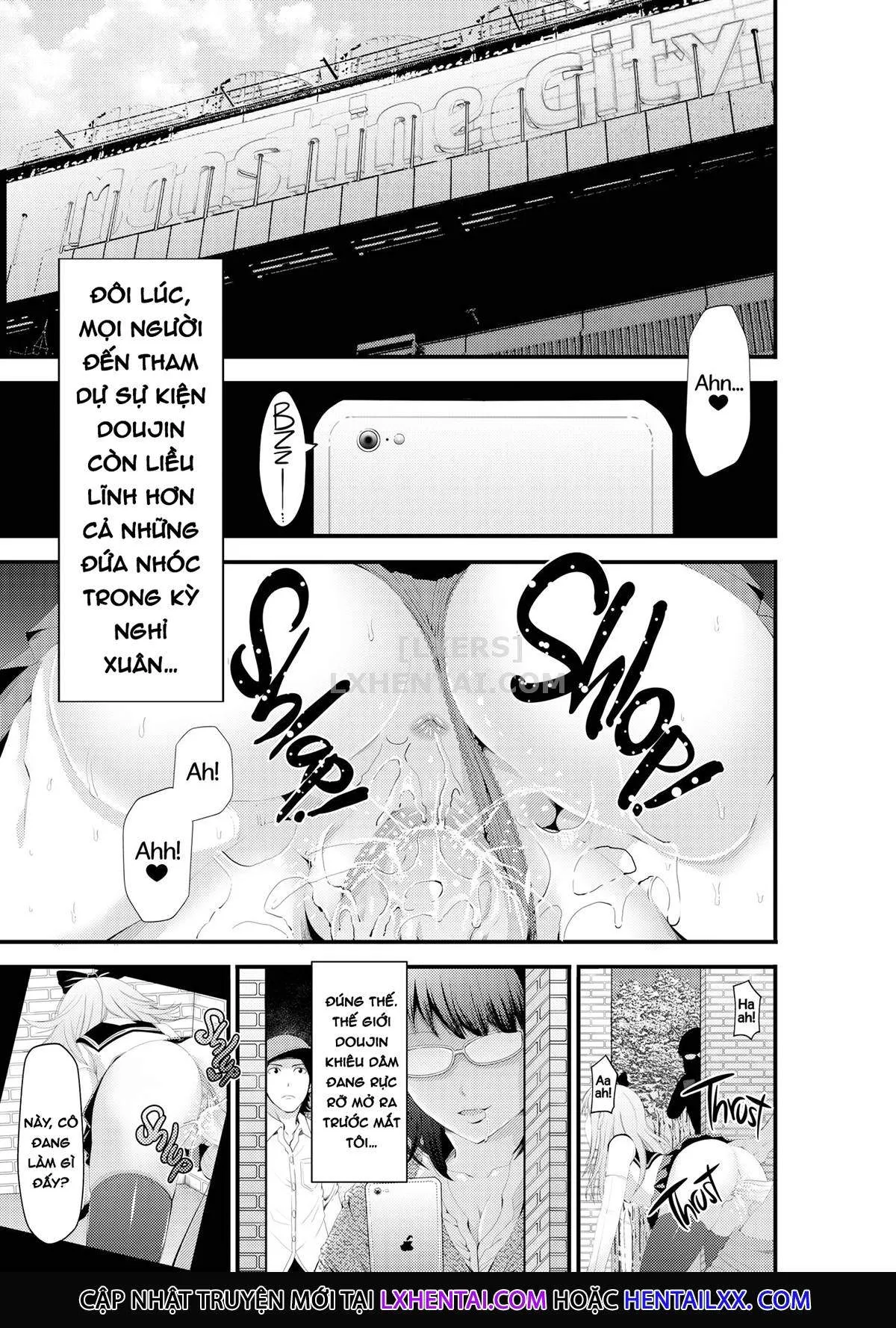 HentaiVN.net - Ảnh 3 - ManCli Manko To Cli O Ijirareru No Ga Daisuki Na Fujoshi Nano De Doujin Event No Nikubenki Ni Natte Mita [Ms. PussyClit or How I Learned to Stop Worrying about Being Caught and Became a Human Toilet at a Doujin Event] - Chap 1
