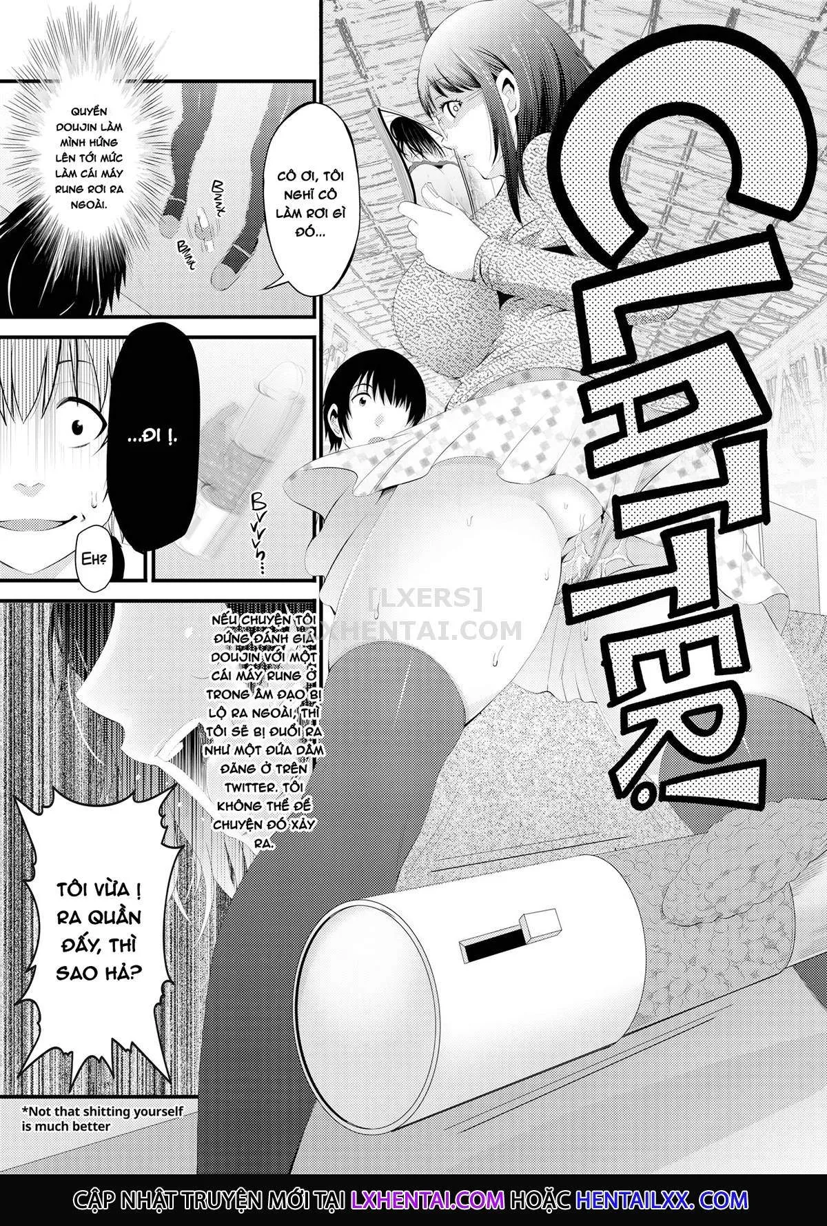 HentaiVN.net - Ảnh 9 - ManCli Manko To Cli O Ijirareru No Ga Daisuki Na Fujoshi Nano De Doujin Event No Nikubenki Ni Natte Mita [Ms. PussyClit or How I Learned to Stop Worrying about Being Caught and Became a Human Toilet at a Doujin Event] - Chap 1