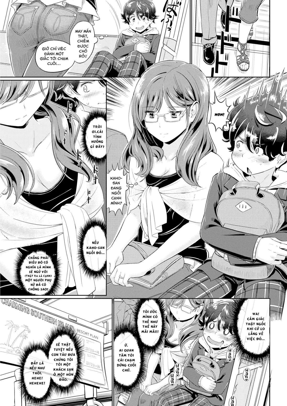 HentaiVN.net - Ảnh 3 - Giấc mơ trên tàu siêu tốc [Fantasy High Speed Vacation] - Chap 1