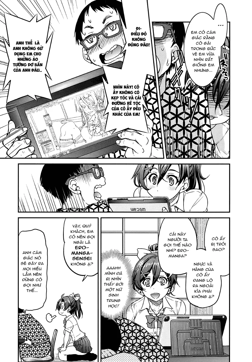 HentaiVN.net - Ảnh 11 - Cô chủ của bộ truyện tranh khiêu dâm~ [Ero Manga Okami] - Chap 1