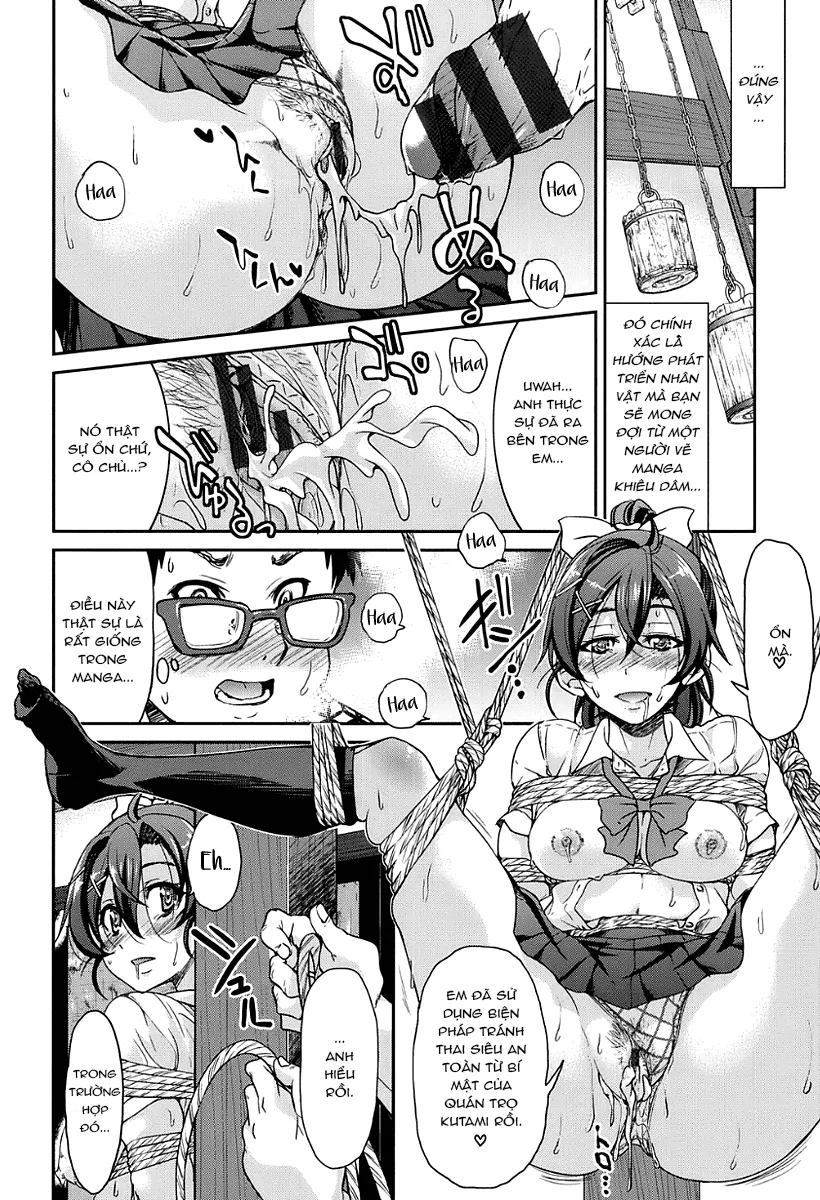 HentaiVN.net - Ảnh 24 - Cô chủ của bộ truyện tranh khiêu dâm~ [Ero Manga Okami] - Chap 1