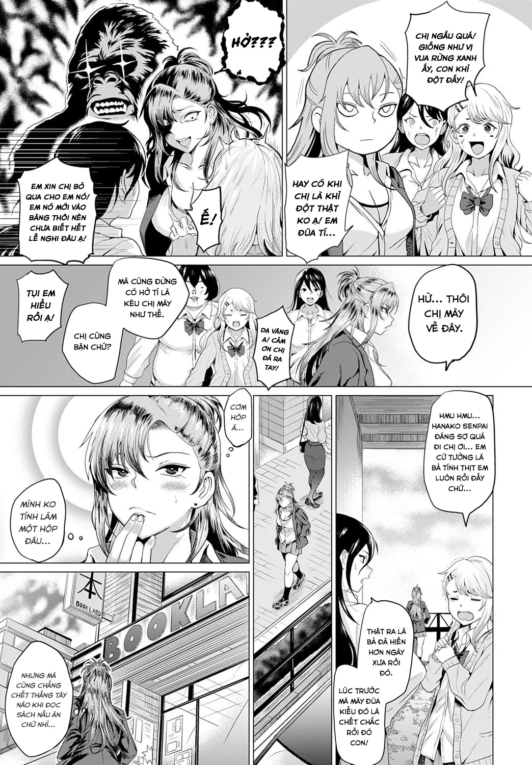 HentaiVN.net - Ảnh 6 - Boku to Furyou to Okujou de [On the Rooftop, with the Delinquent] - Chap 1