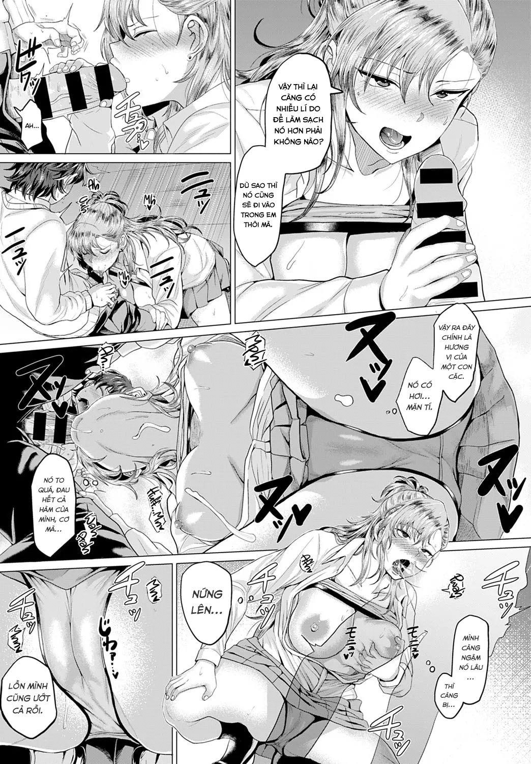 HentaiVN.net - Ảnh 18 - Boku to Furyou to Okujou de [On the Rooftop, with the Delinquent] - Chap 1