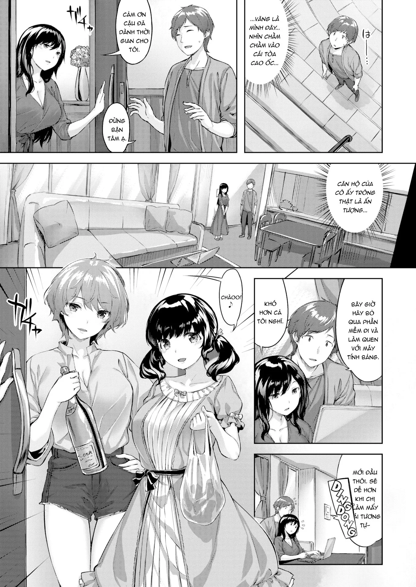 HentaiVN.net - Ảnh 3 - High-Rise Liaison [High-Rise Liaison] - Chap 1