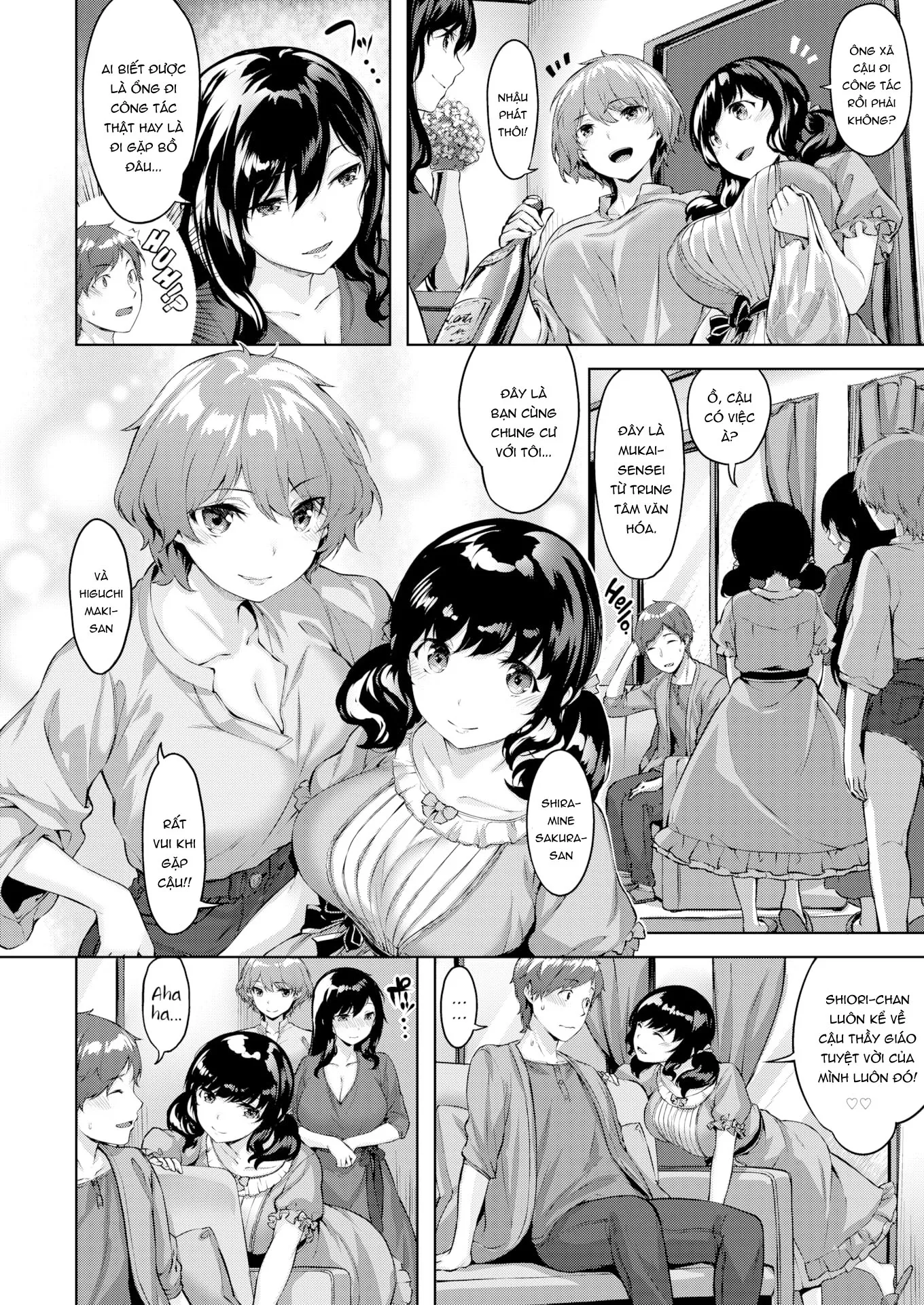 HentaiVN.net - Ảnh 4 - High-Rise Liaison [High-Rise Liaison] - Chap 1