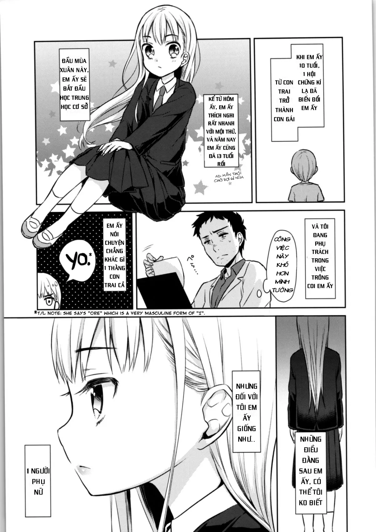 HentaiVN.net - Ảnh 7 - TS Shoujo Haruki-kun - Chap 1