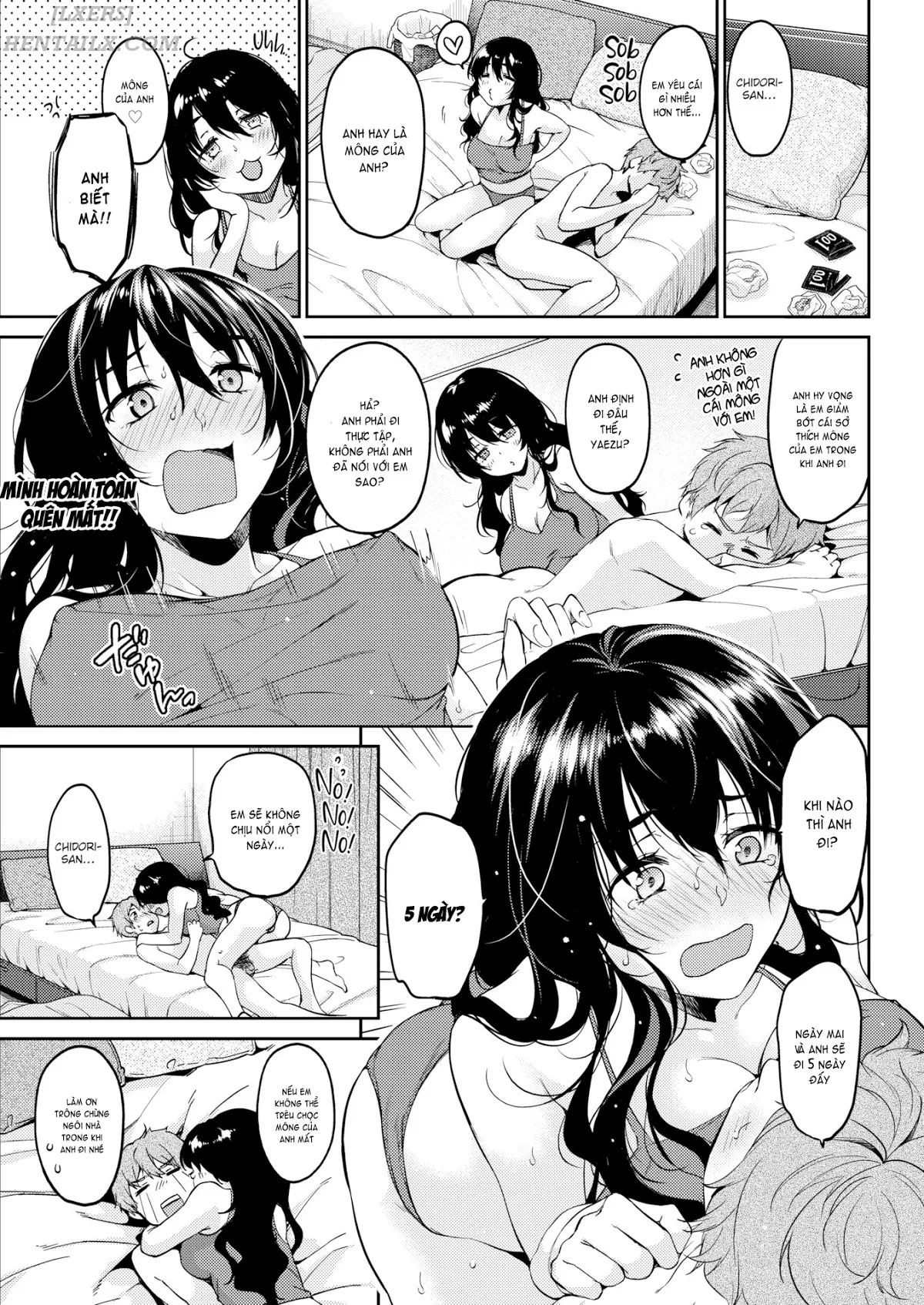 HentaiVN.net - Ảnh 4 - Welcome Home, Chidori [Comic Shitsurakuten 2018-08] - Chap 1