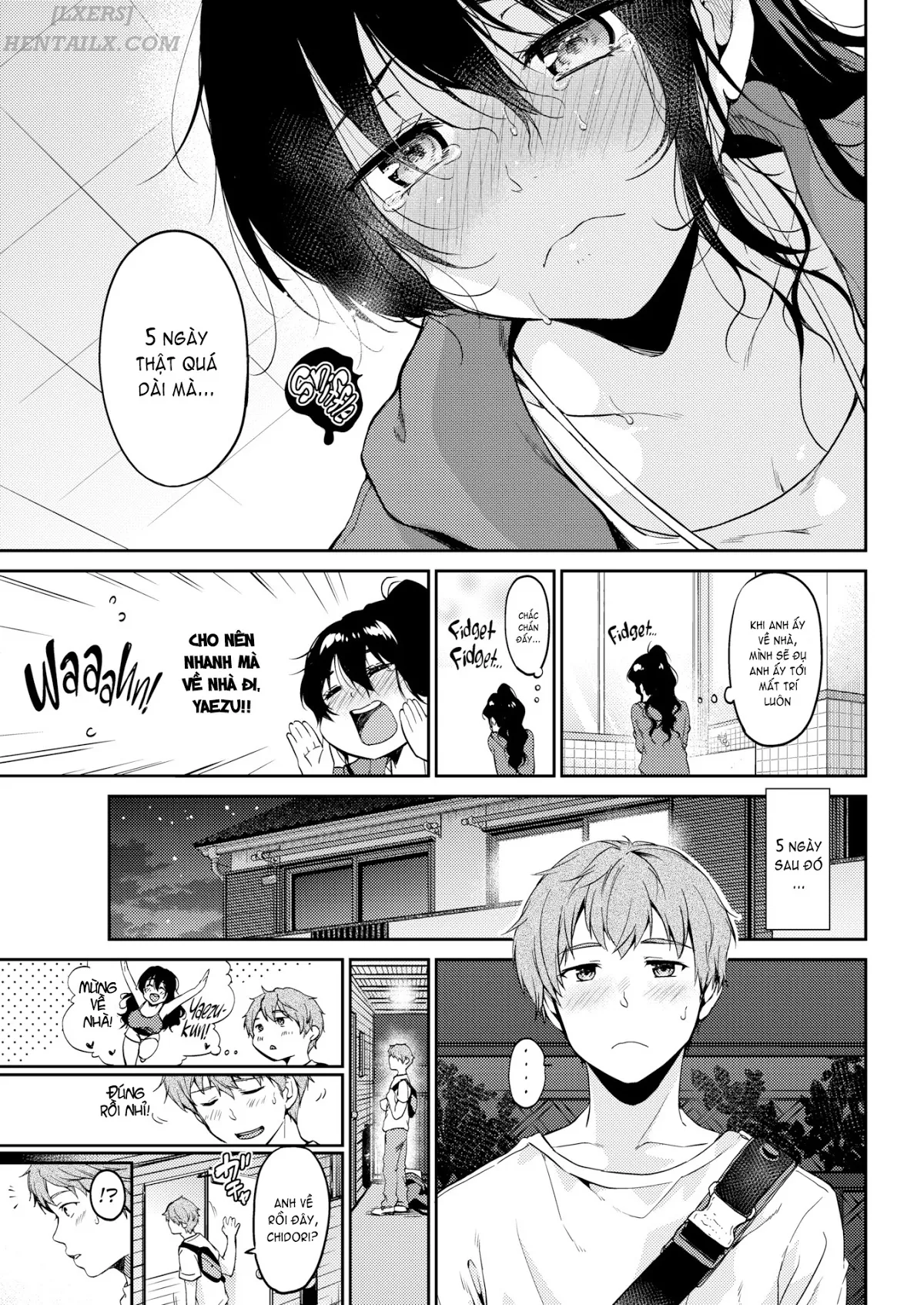 HentaiVN.net - Ảnh 6 - Welcome Home, Chidori [Comic Shitsurakuten 2018-08] - Chap 1