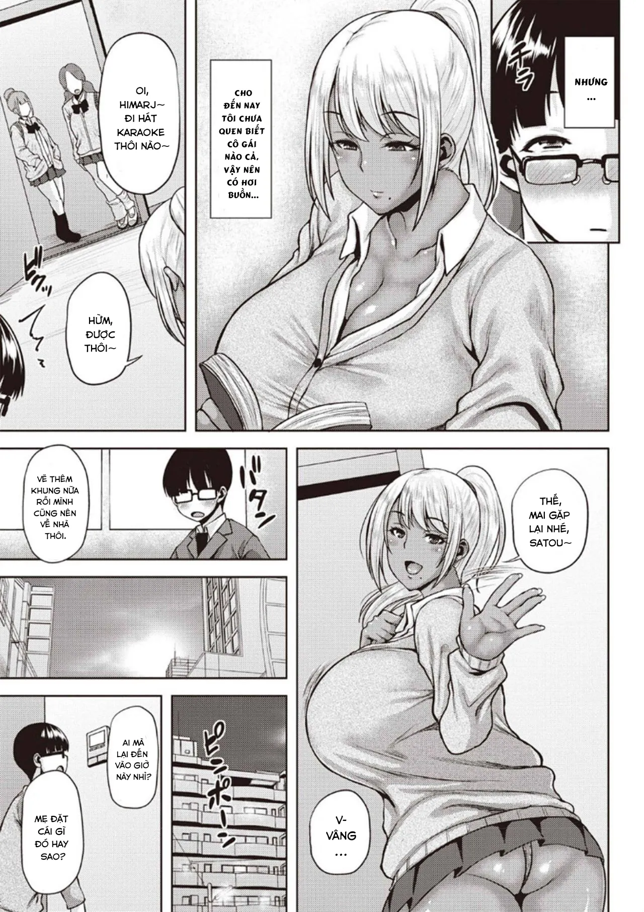 HentaiVN.net - Ảnh 4 - Manken no Kuro Gal Senpai! - Chap 1