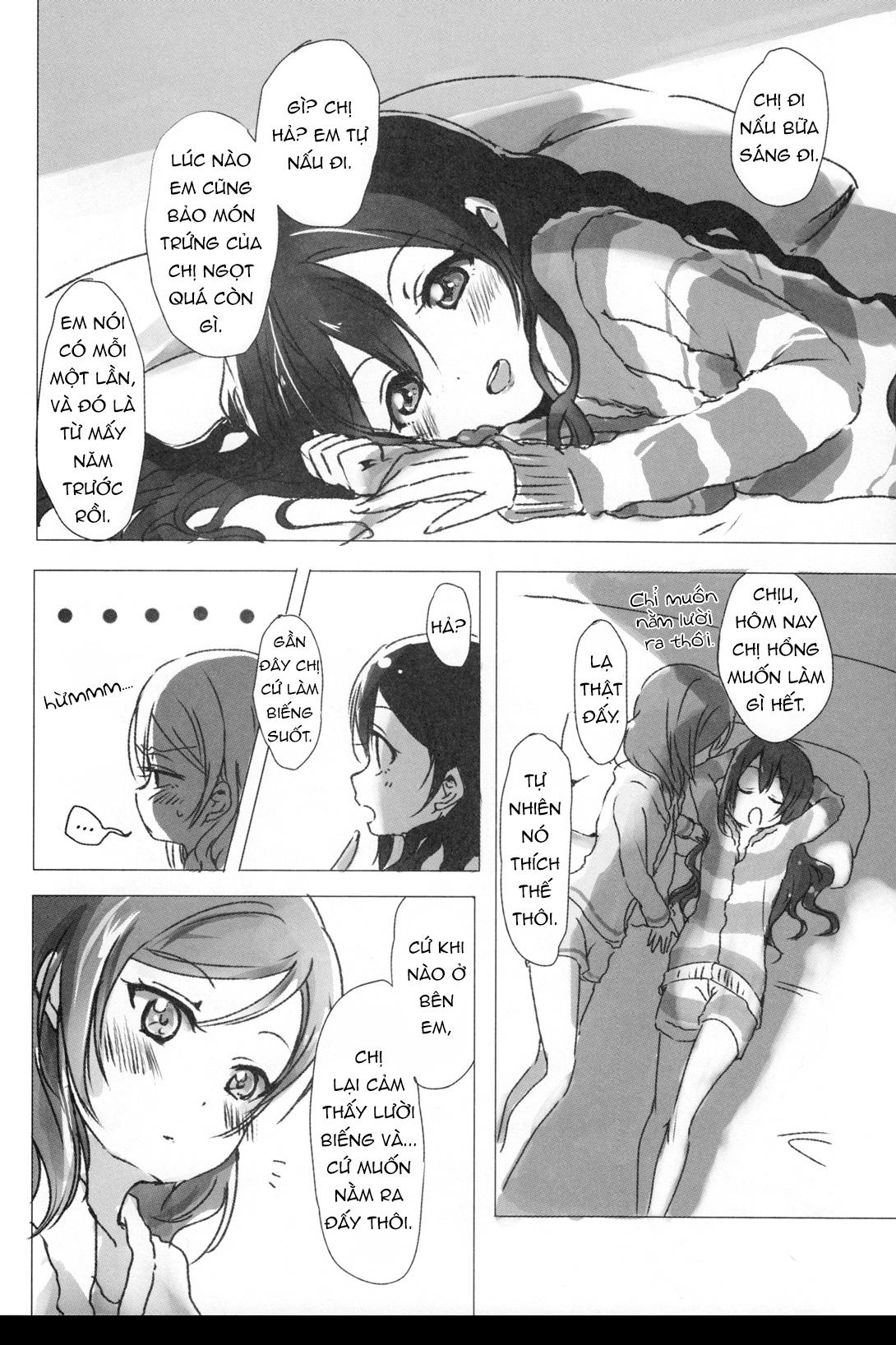 HentaiVN.net - Ảnh 12 - (Bokura no Love Live! 15) [Udon to 90 no Circle (Udon)] Ohayou, Oyasumi - Chap 1
