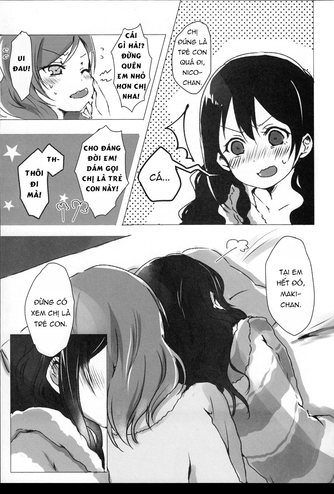 HentaiVN.net - Ảnh 13 - (Bokura no Love Live! 15) [Udon to 90 no Circle (Udon)] Ohayou, Oyasumi - Chap 1