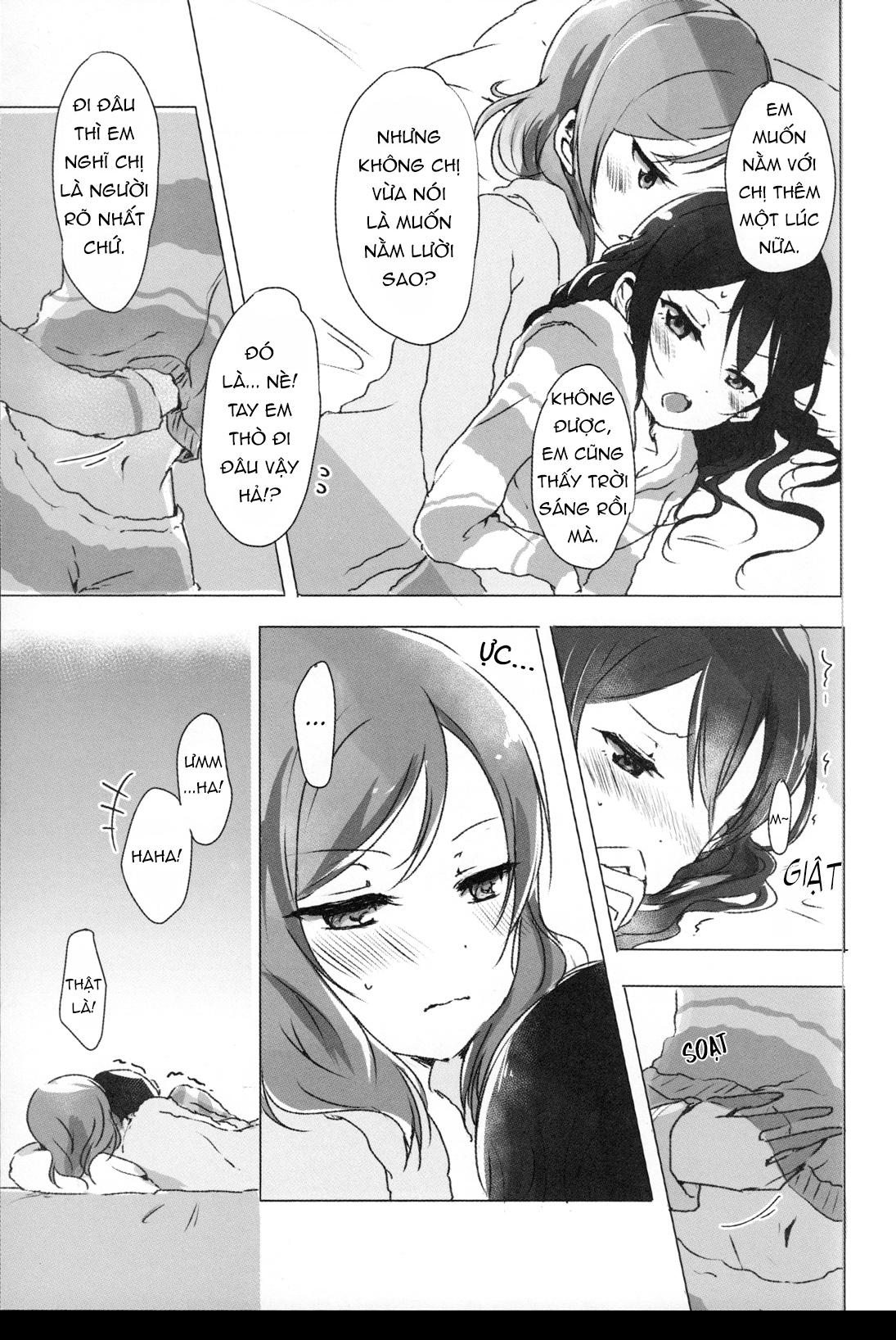 HentaiVN.net - Ảnh 15 - (Bokura no Love Live! 15) [Udon to 90 no Circle (Udon)] Ohayou, Oyasumi - Chap 1