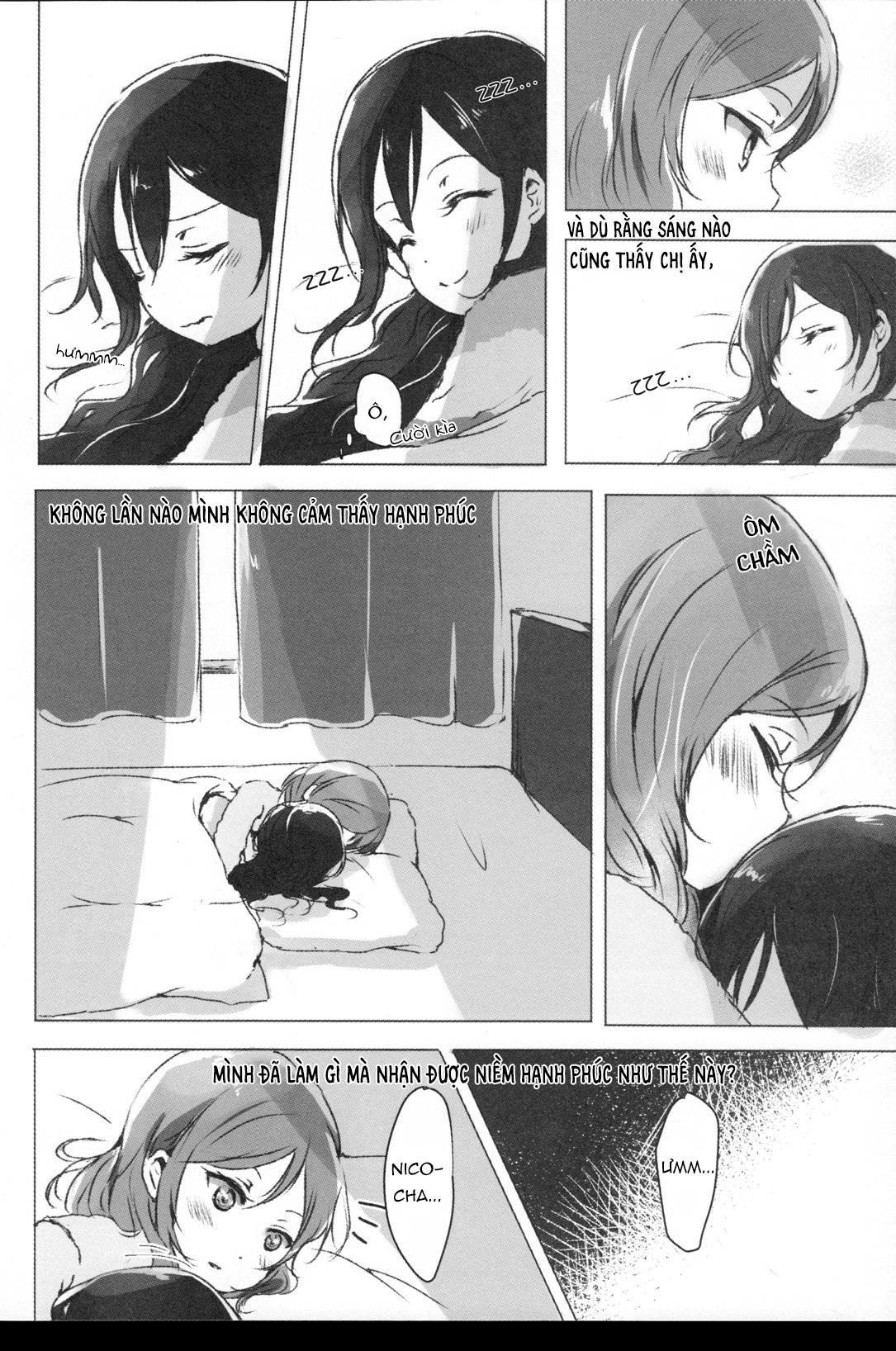 HentaiVN.net - Ảnh 4 - (Bokura no Love Live! 15) [Udon to 90 no Circle (Udon)] Ohayou, Oyasumi - Chap 1