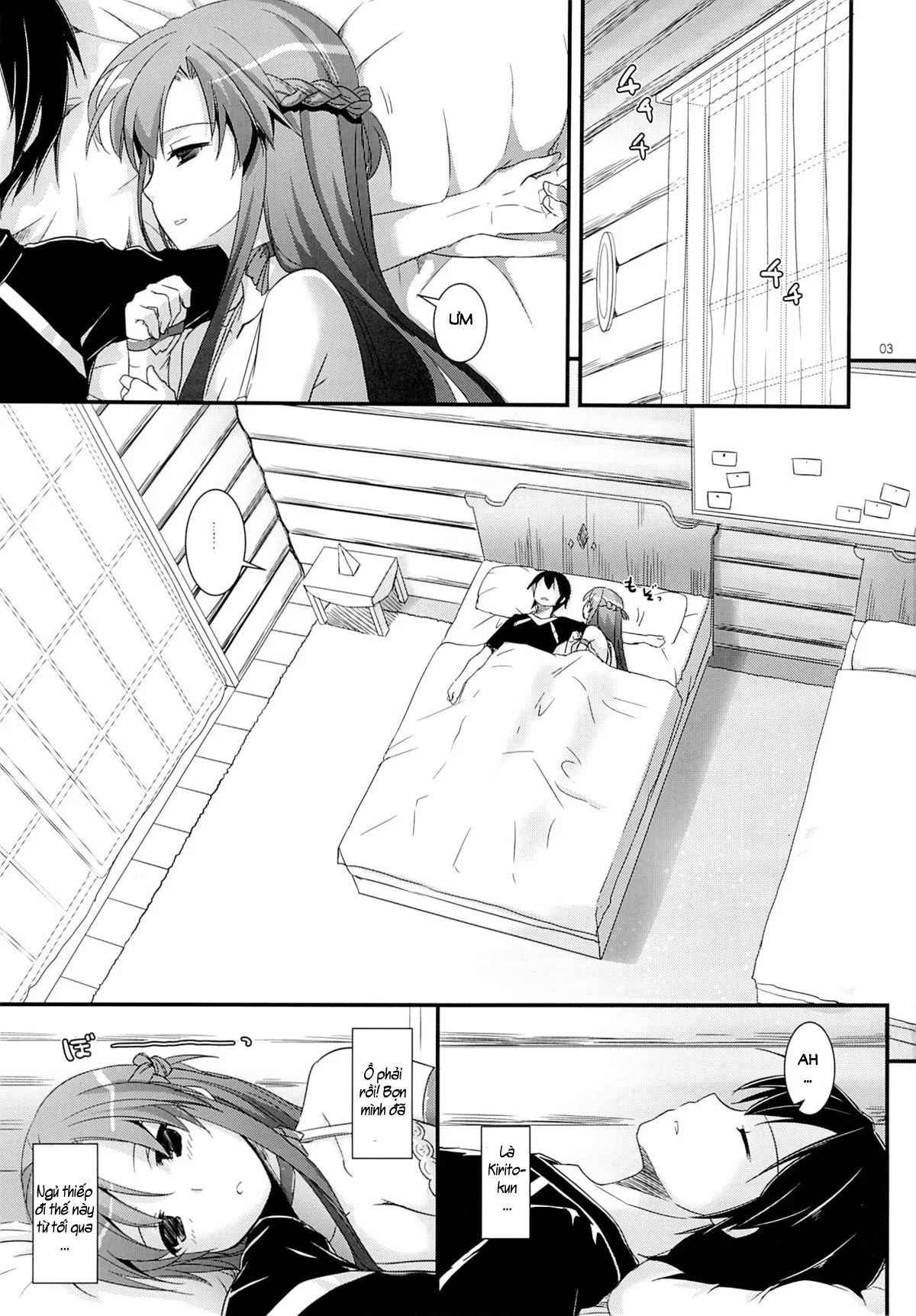 HentaiVN.net - Ảnh 3 - D.L. Action 83 (Sword Art Online) [Trộm tình Kirito vào sáng sớm] - Chap 1
