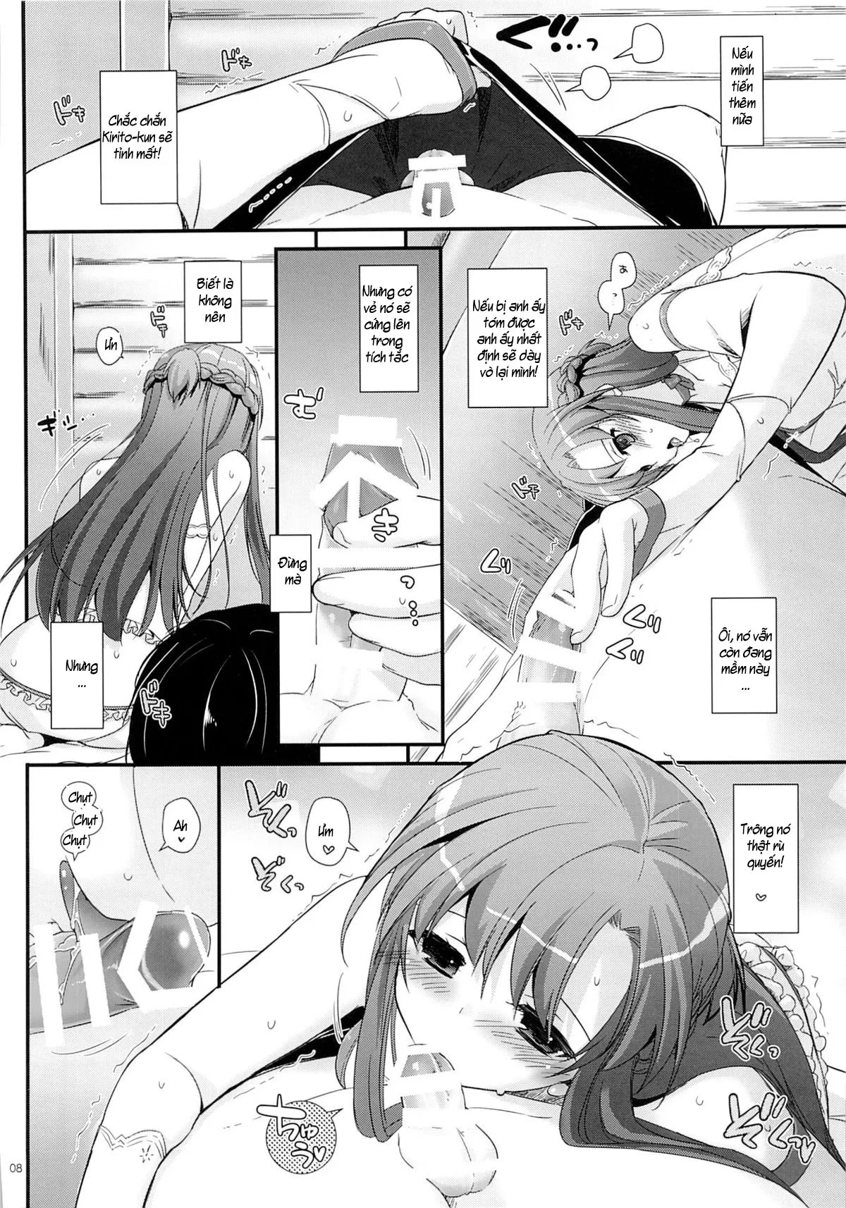 HentaiVN.net - Ảnh 8 - D.L. Action 83 (Sword Art Online) [Trộm tình Kirito vào sáng sớm] - Chap 1
