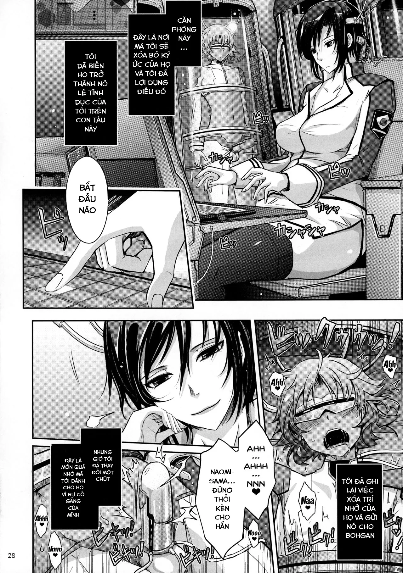 HentaiVN.net - Ảnh 24 - Seirei Senkan Tokumei Shasei Kanri-kan Naomi Evans no Nichijou (Kangoku Senkan) - Chap 1