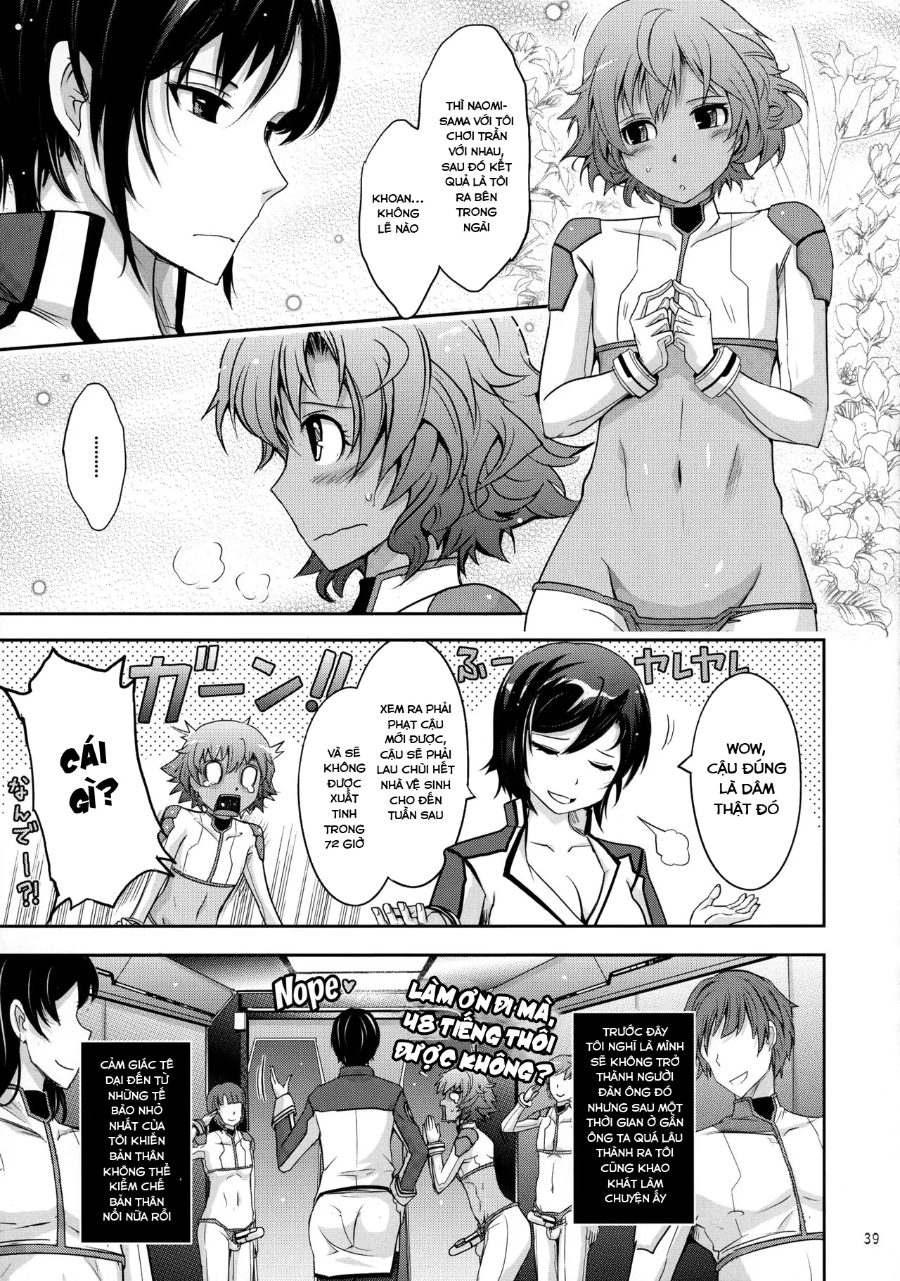 HentaiVN.net - Ảnh 35 - Seirei Senkan Tokumei Shasei Kanri-kan Naomi Evans no Nichijou (Kangoku Senkan) - Chap 1