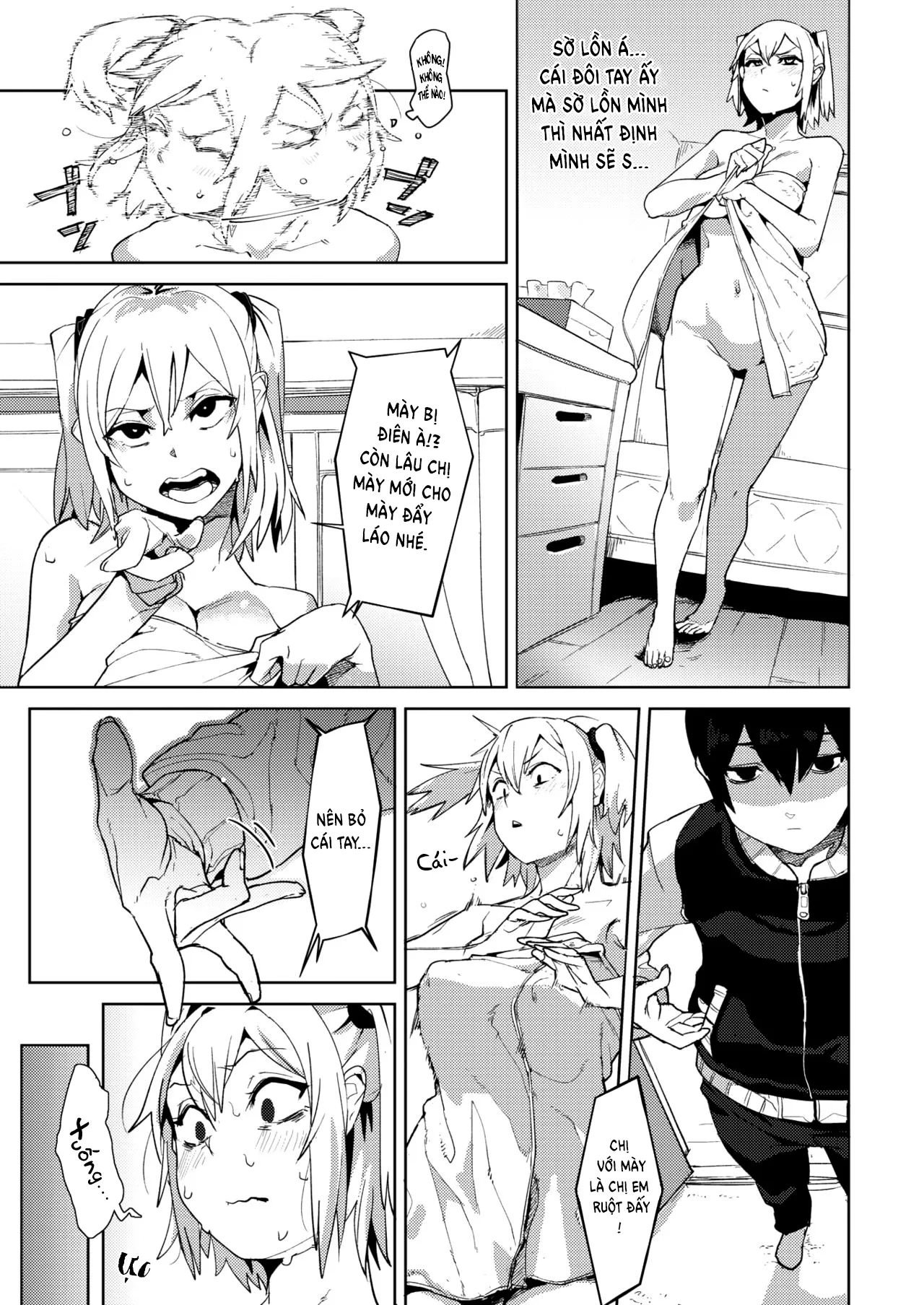 HentaiVN.net - Ảnh 9 - Big Sis Wants to Convince Her Lil' Brother - Chap 1