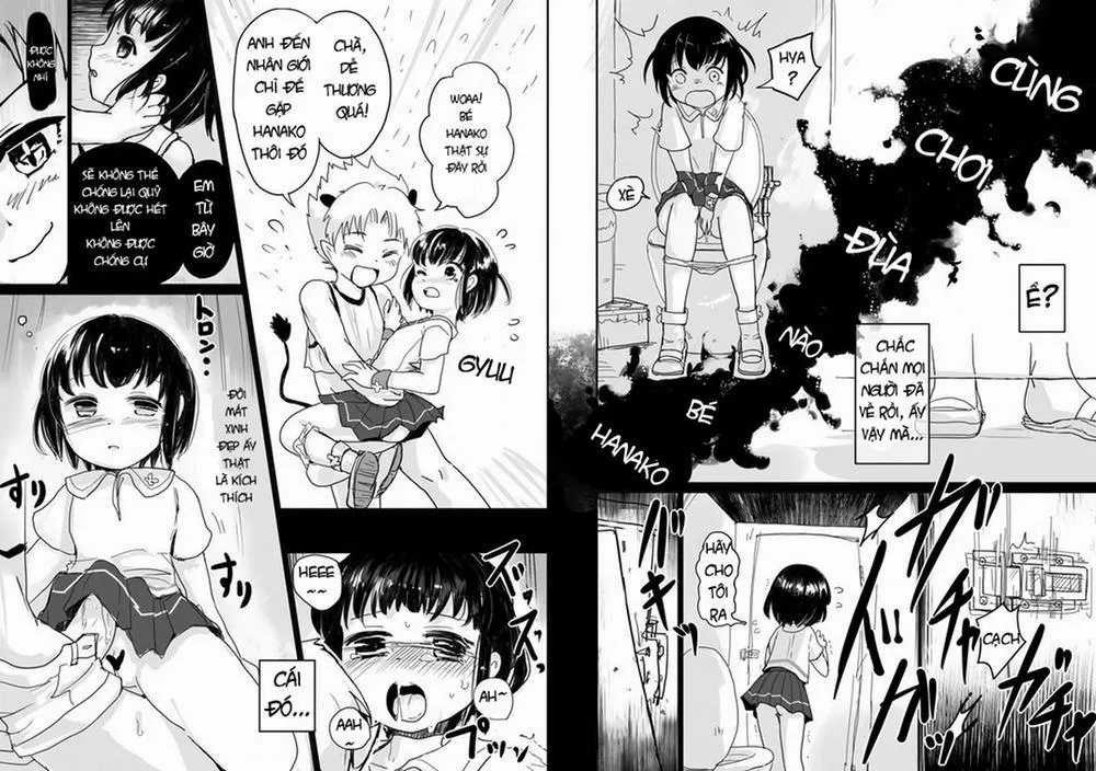 HentaiVN.net - Ảnh 4 - Shouakuma to toire no Hanakosan - Chap 1