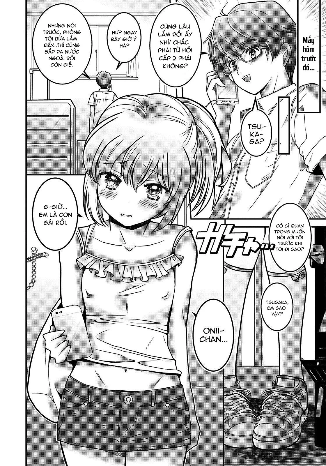 HentaiVN.net - Ảnh 3 - Natsu + Otouto ... Imouto! - Chap 1