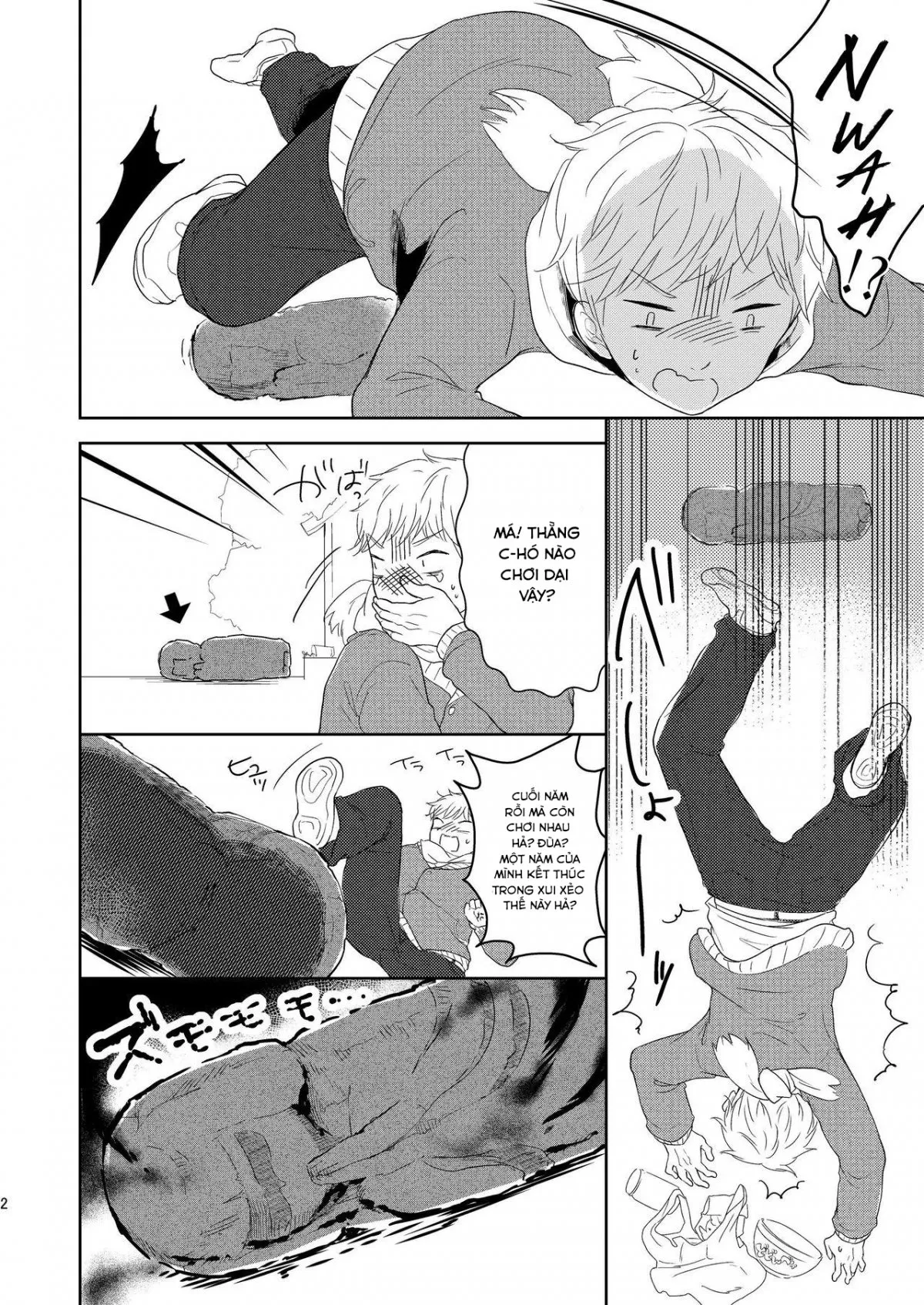 HentaiVN.net - Ảnh 4 - Fukunokami wa Otokonoko! - Chap 1