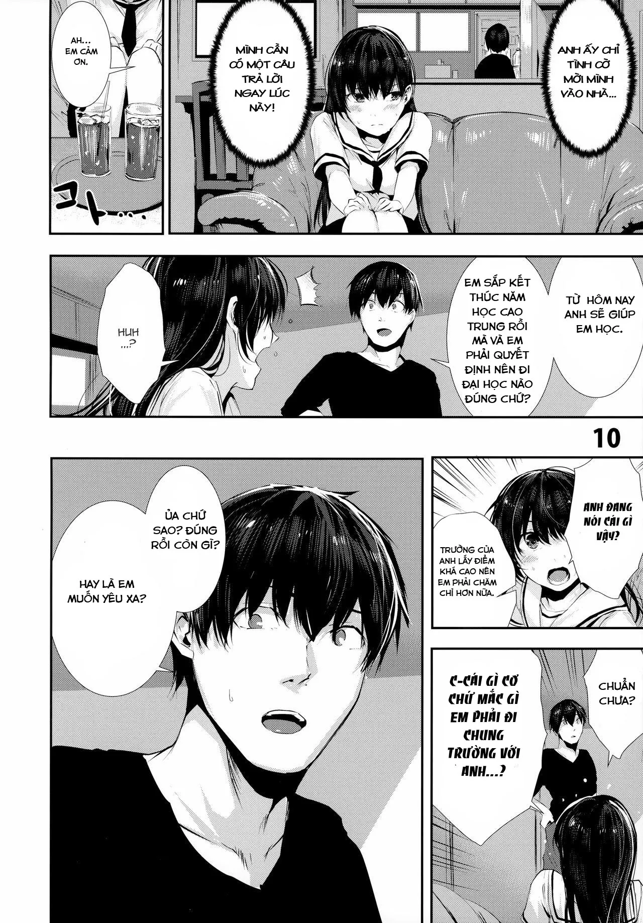 HentaiVN.net - Ảnh 10 - Câu Chuyện Mùa Hè Của Tôi Và Em ( art múp ) [Sex with my Childhood Friend] - Chap 1