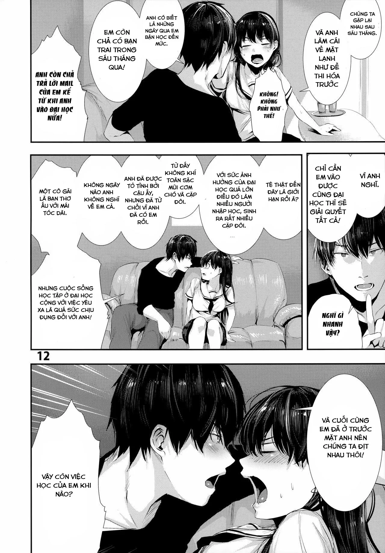 HentaiVN.net - Ảnh 12 - Câu Chuyện Mùa Hè Của Tôi Và Em ( art múp ) [Sex with my Childhood Friend] - Chap 1