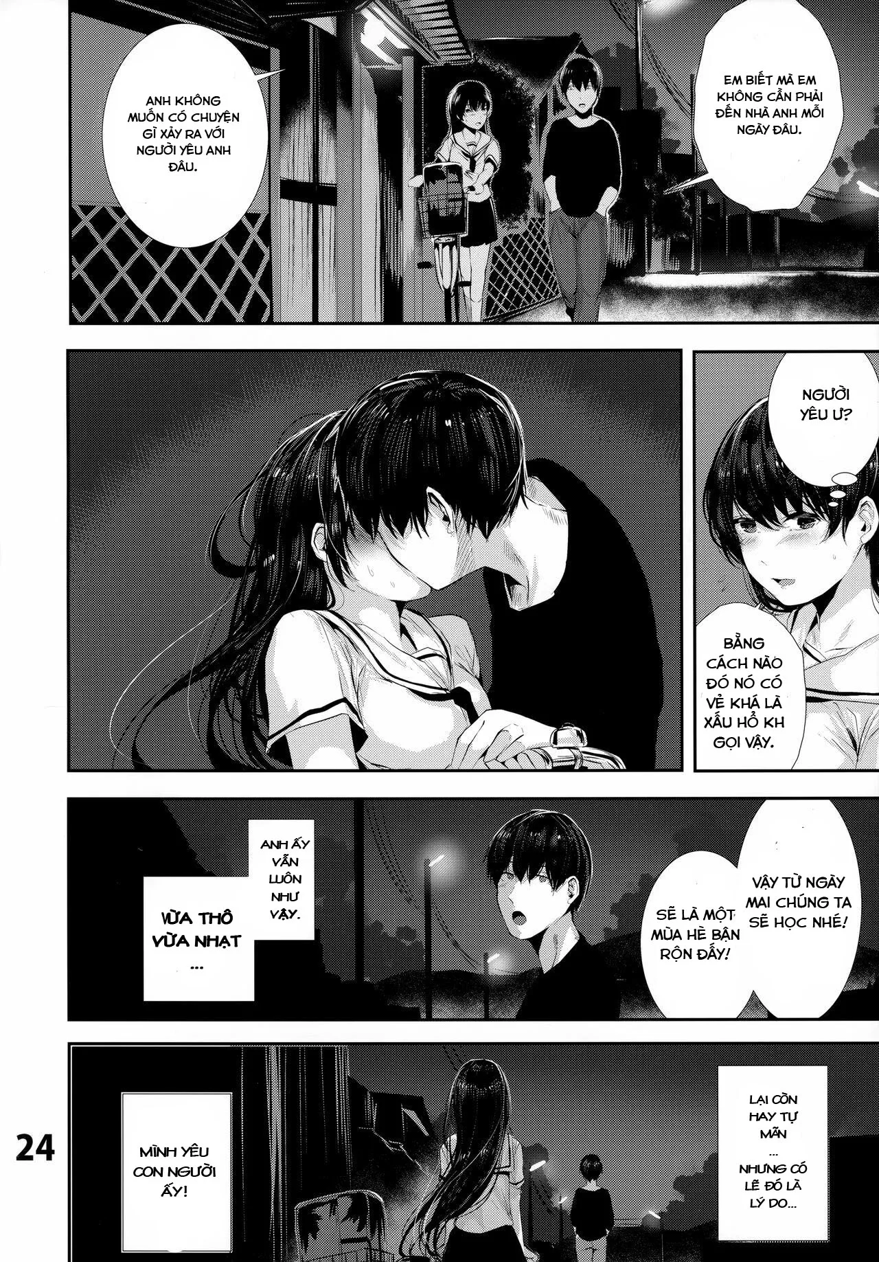 HentaiVN.net - Ảnh 24 - Câu Chuyện Mùa Hè Của Tôi Và Em ( art múp ) [Sex with my Childhood Friend] - Chap 1