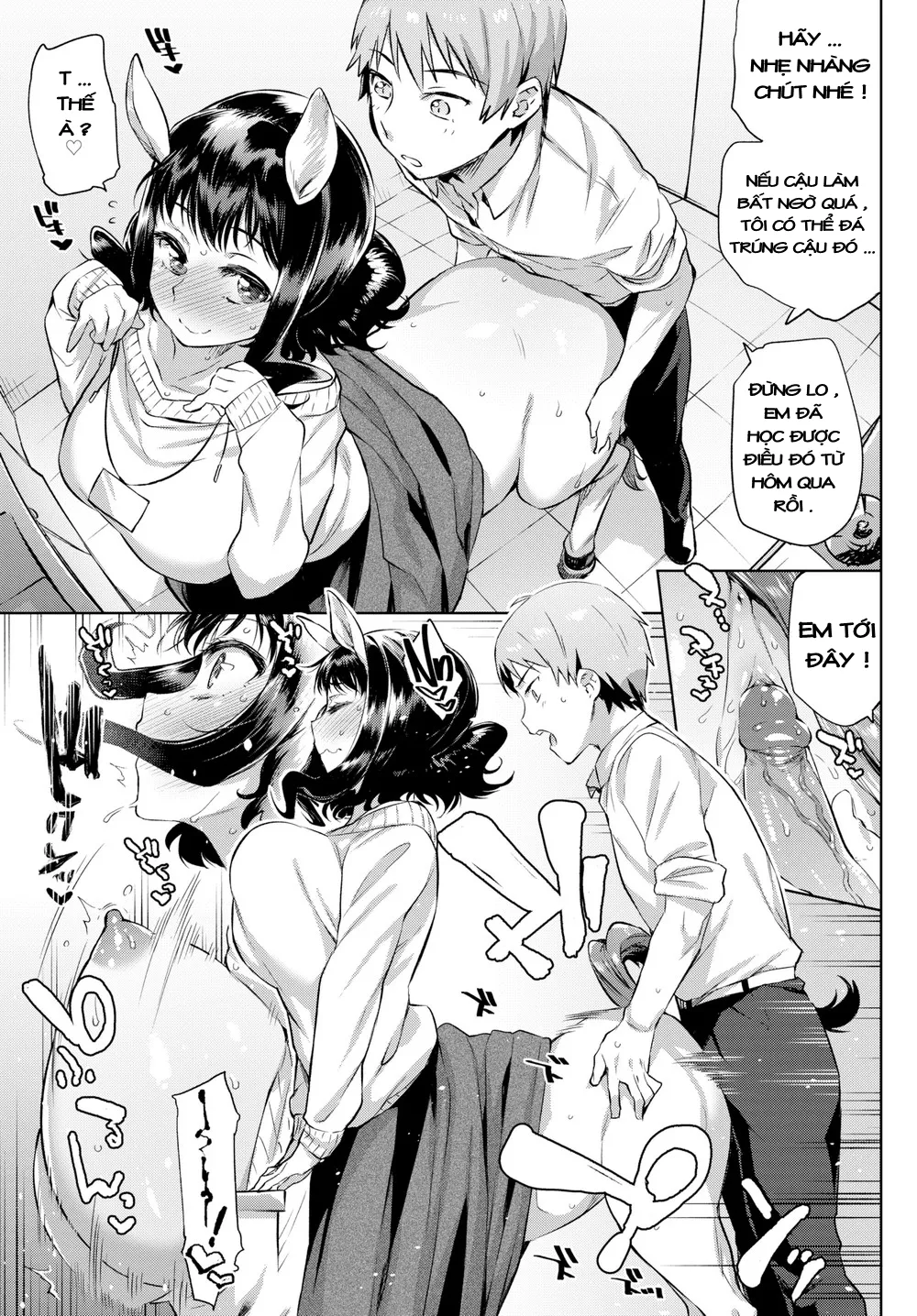 HentaiVN.net - Ảnh 14 - The Office Lady Centaur and Her Little Junior - Chap 1
