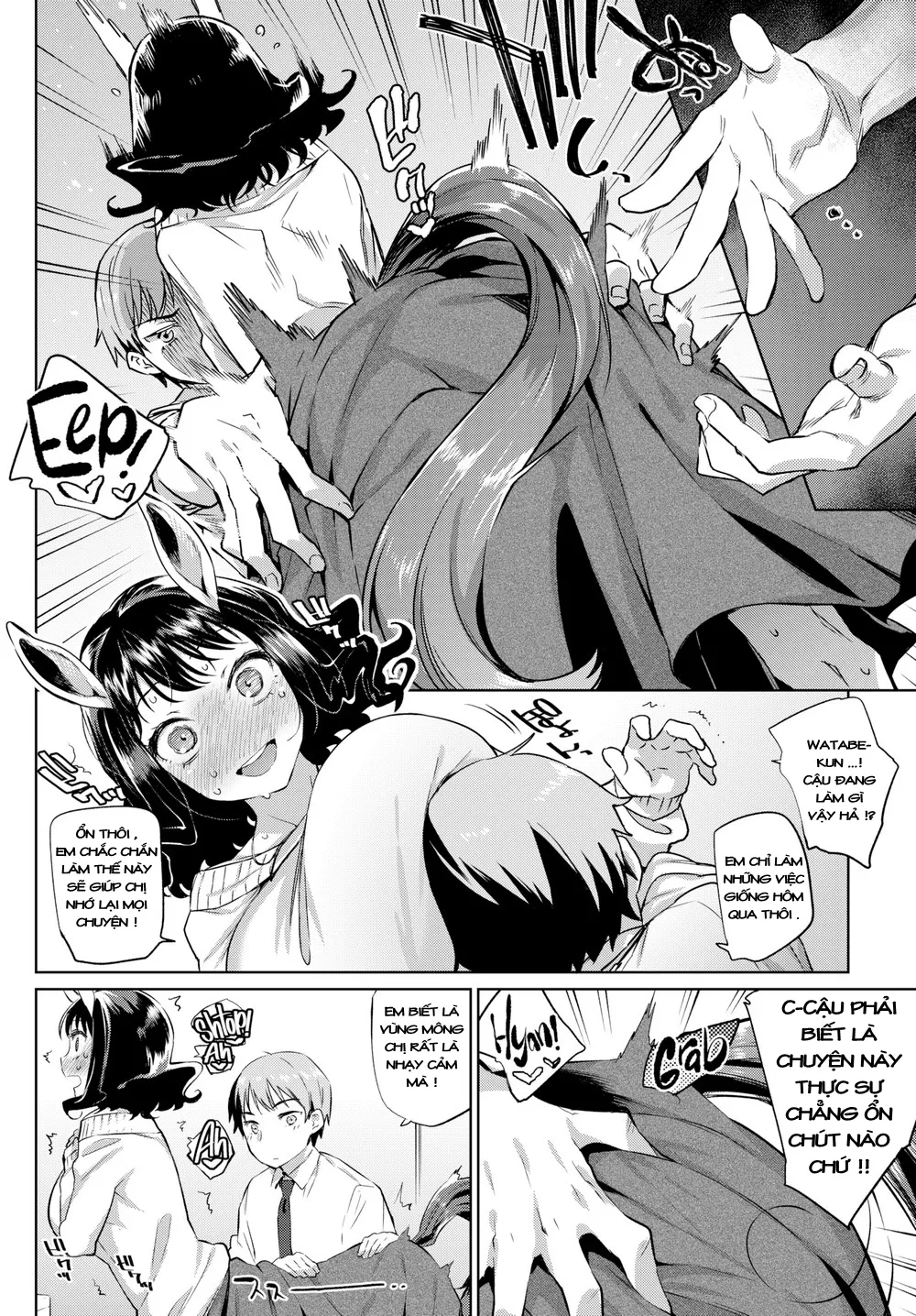 HentaiVN.net - Ảnh 7 - The Office Lady Centaur and Her Little Junior - Chap 1