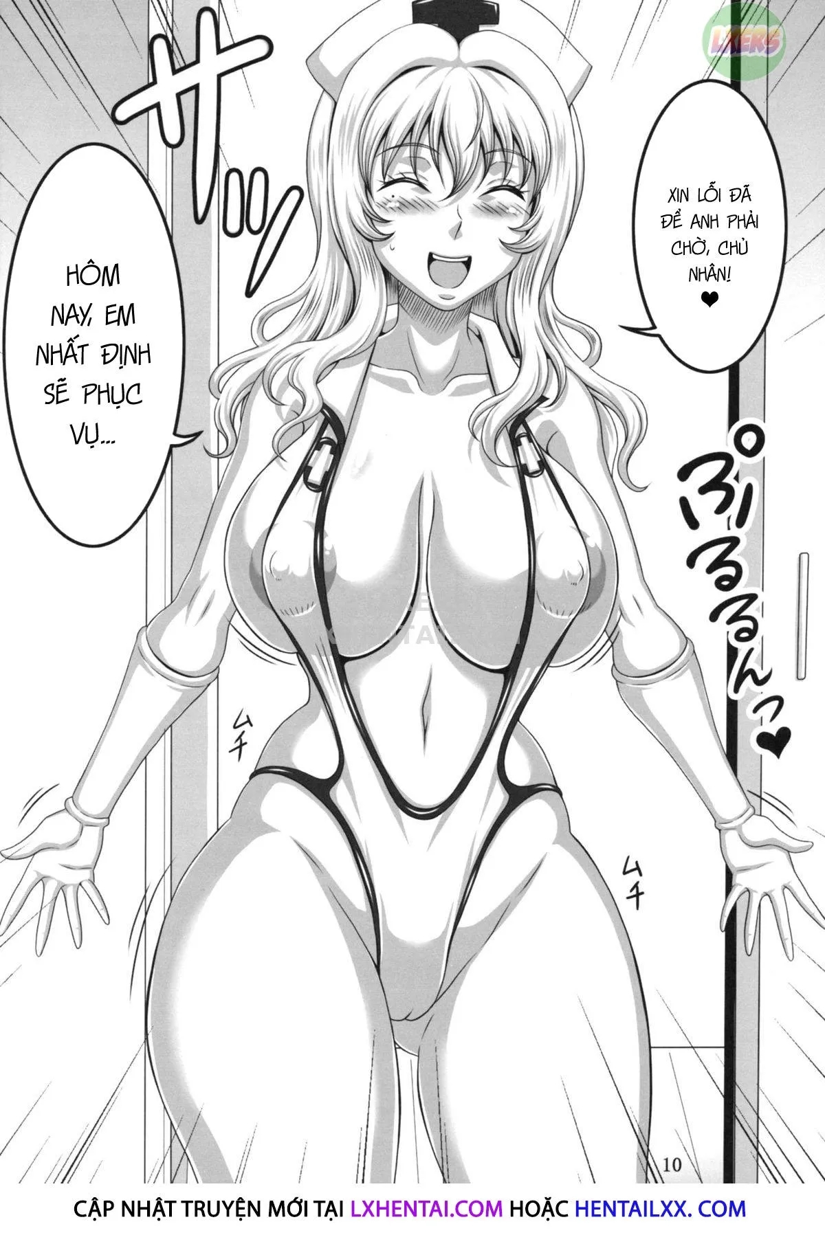 HentaiVN.net - Ảnh 10 - My Personal Big Breasted Masturbation Maid On Loan [Boku Dake No Bakunyuu Ona-Maid -Kashidashi Hen-] - Chap 1