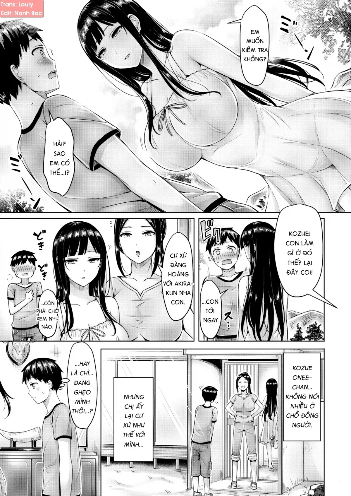 HentaiVN.net - Ảnh 8 - Kozue-oneechan and I - Chap 1