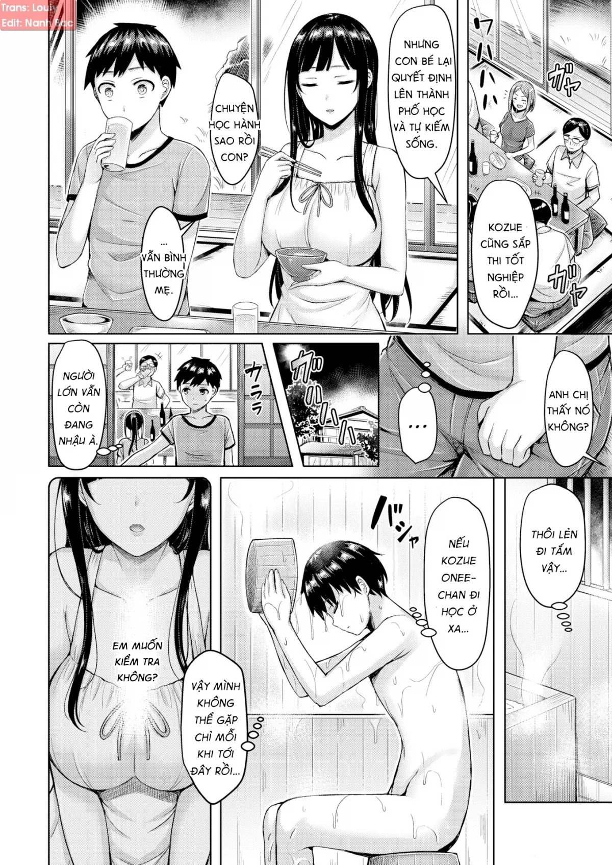 HentaiVN.net - Ảnh 9 - Kozue-oneechan and I - Chap 1