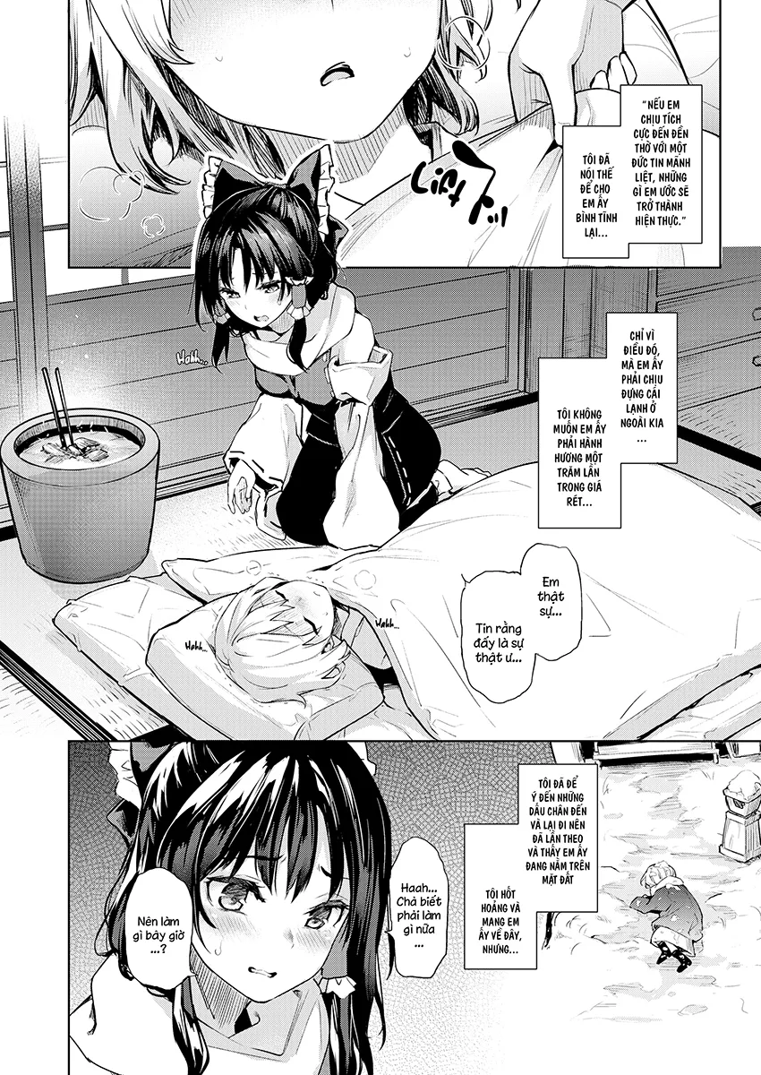 HentaiVN.net - Ảnh 6 - Atatame Jouzu no Reimu-san (Touhou Project) [Reimu’s Good At Warming People Up] - Chap 1